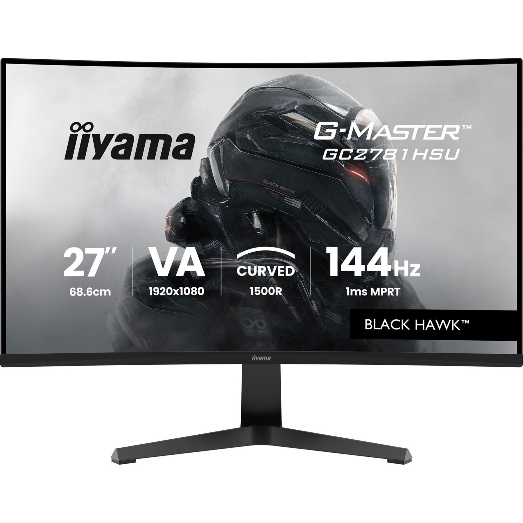 Ecran PC Gamer IIYAMA iiyama 27" LED - G-Master GC2781HSU-B1 B