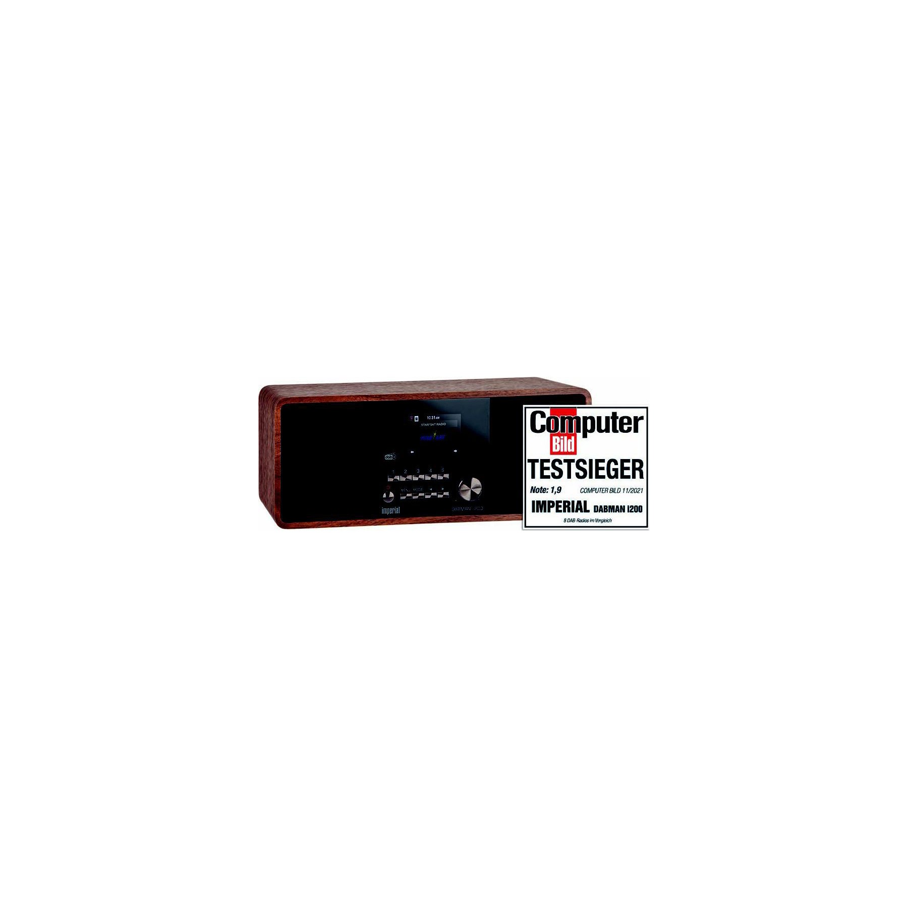 Radio DAB IMPERIAL Radio DAB+ DABMAN 30 Marron Bois