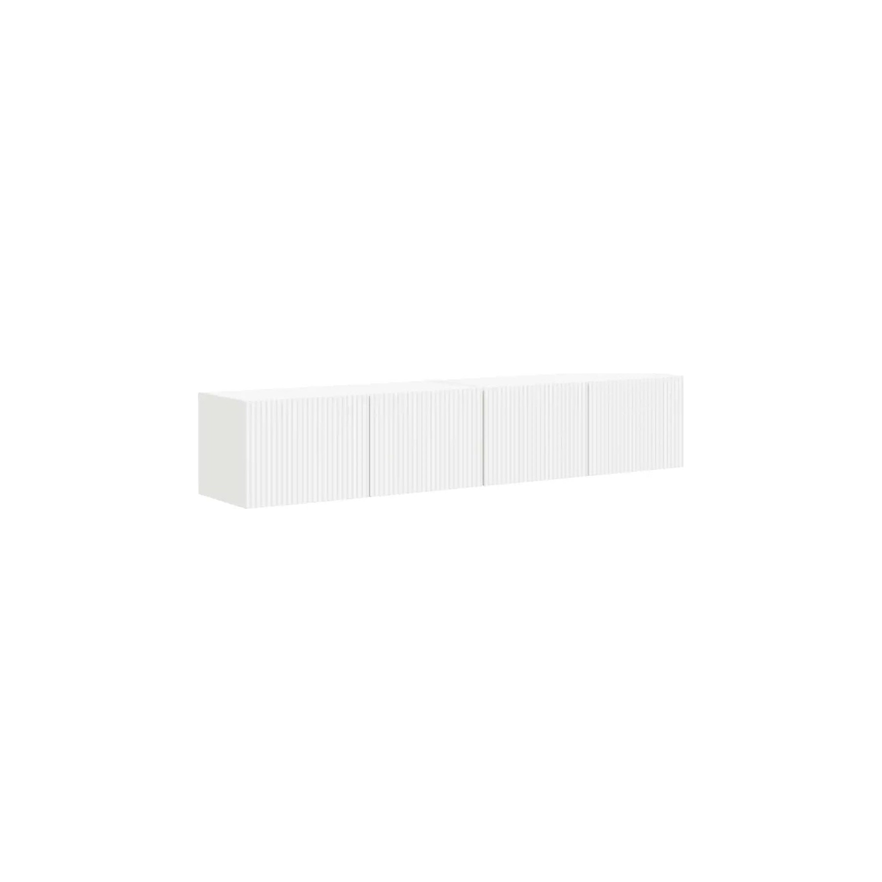 Meuble TV HELLOSHOP26 Lot de 2 meubles TV muraux modernes avec