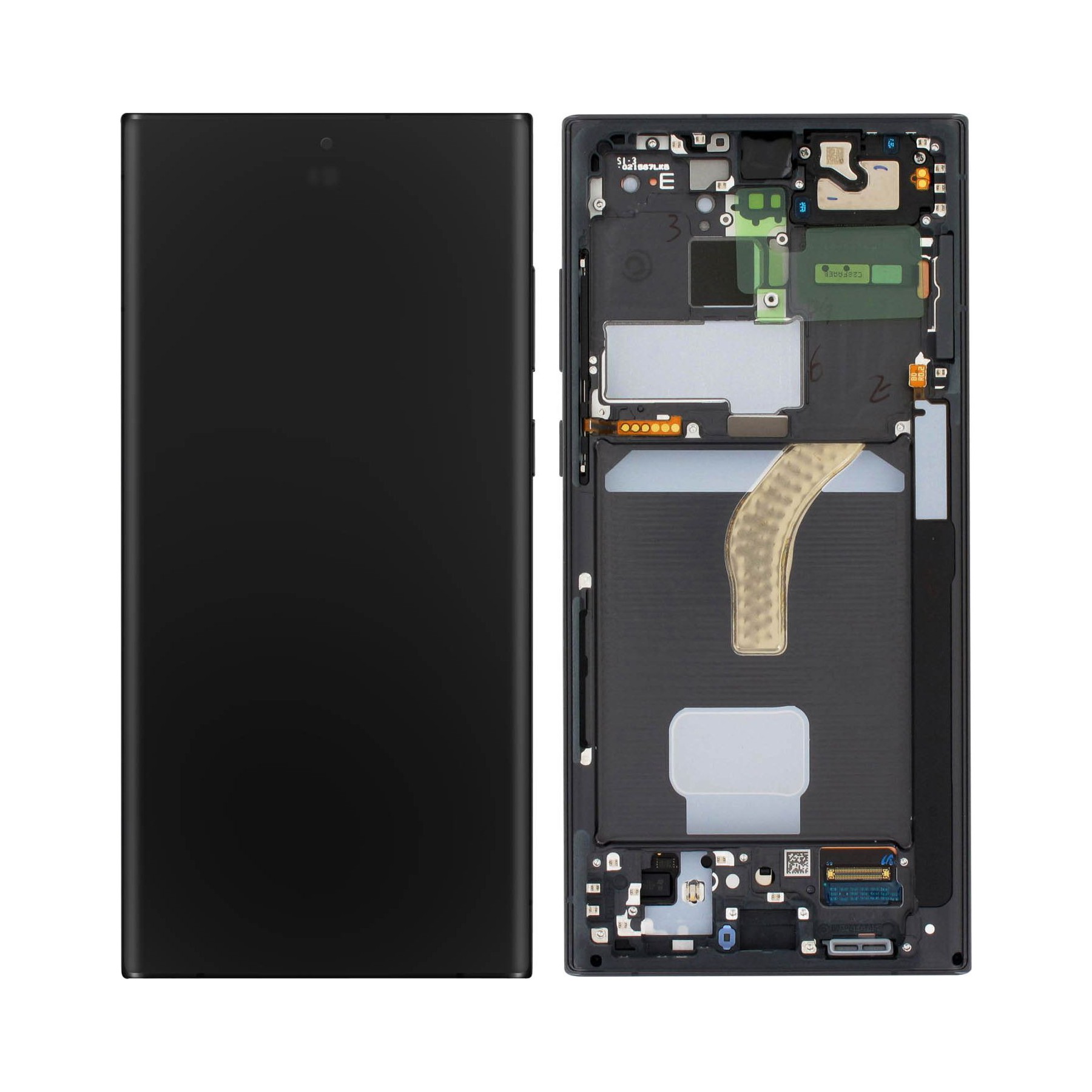 Pièce détachée SAMSUNG Écran LCD Tactile Samsung S22 Ultra Noir