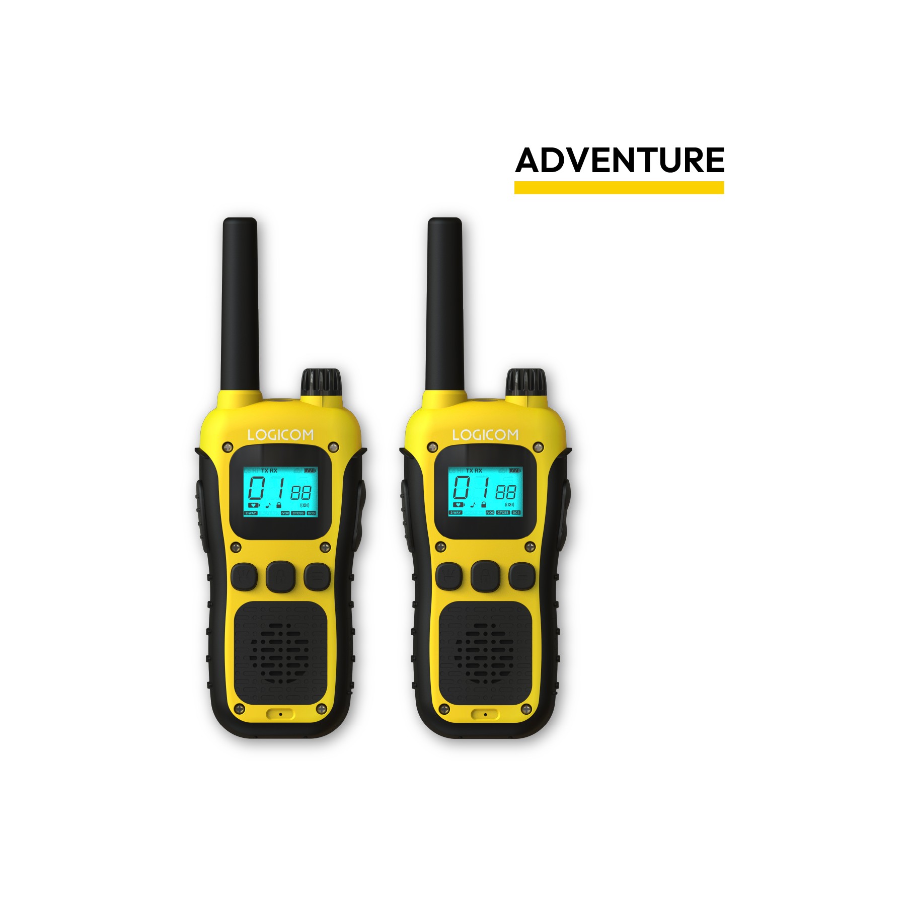 Talkie walkie LOGICOM Talkie Walkie Adventure Jaune