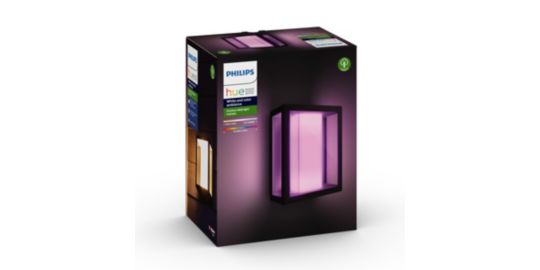 Lampe connectée PHILIPS HUE W&C IMPRESS Grand Modèle Noir Ext