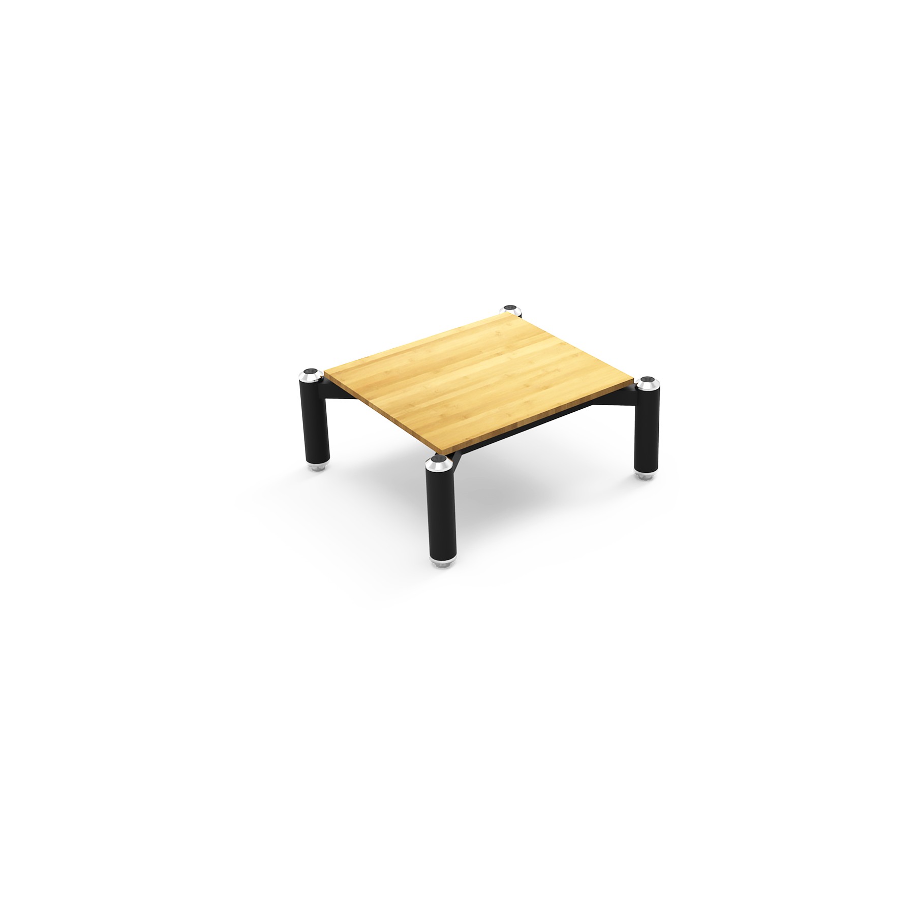Meuble Hifi NORSTONE Spider 2 noir / bambou