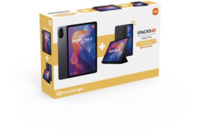 Tablette Android XIAOMI Pack Redmi Pad2 128Go Wi-Fi Gris + Etui