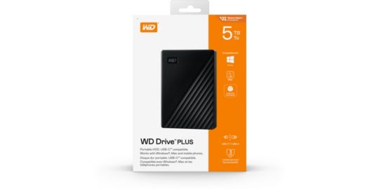 Disque dur externe WESTERN DIGITAL Drive PLUS 5TB