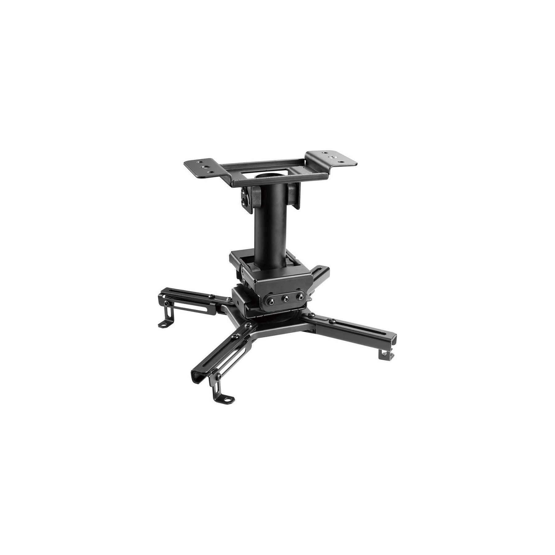 Support vidéoprojecteur KIMEX plafond, hauteur 25 cm, noir