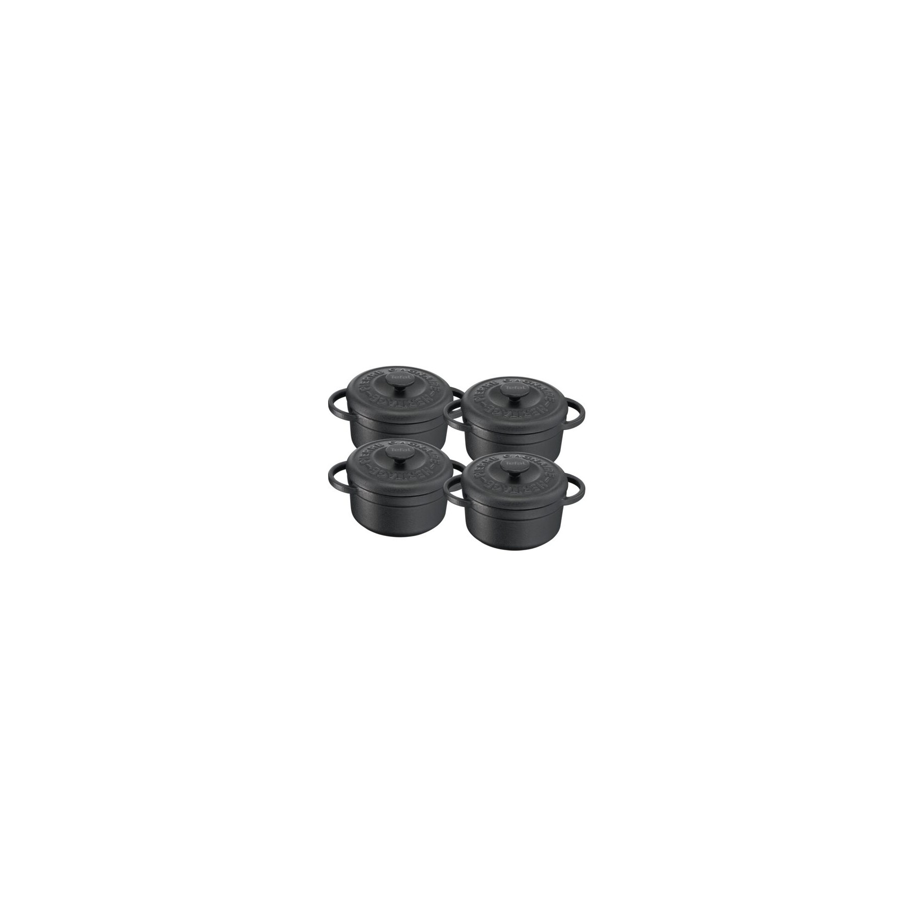 Mini cocotte TEFAL Pierre Gagnaire Heritage x4 ronde 10 cm