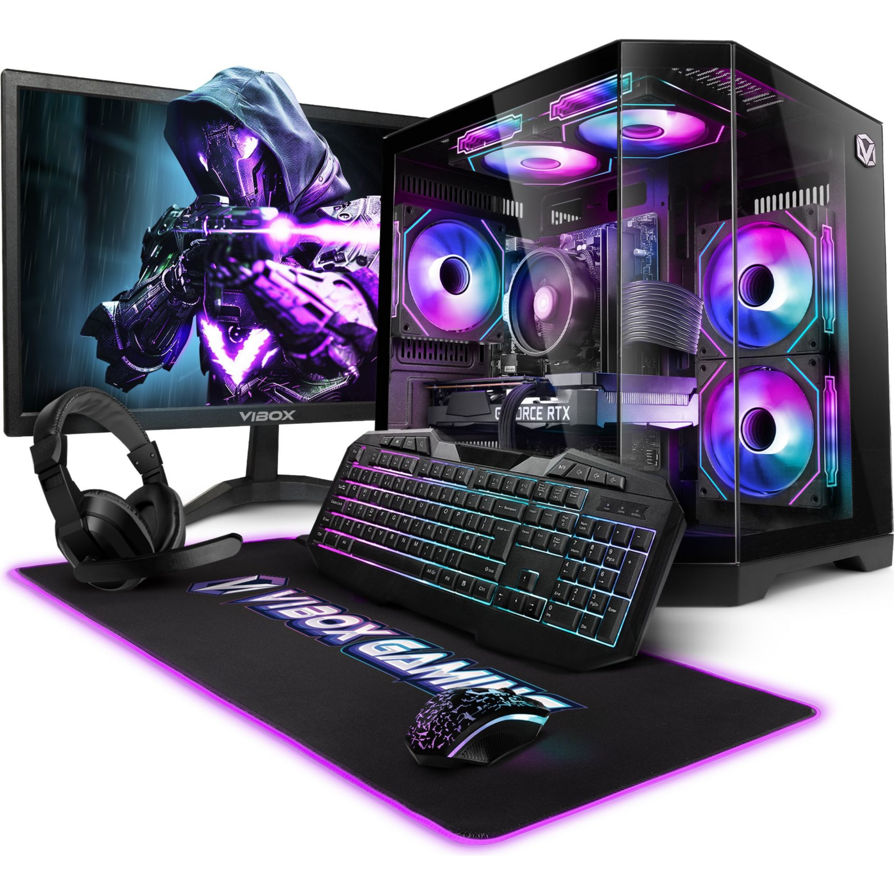 PC Gamer VIBOX 5500 • RTX 5050 • 16 Go • 500 Go SSD