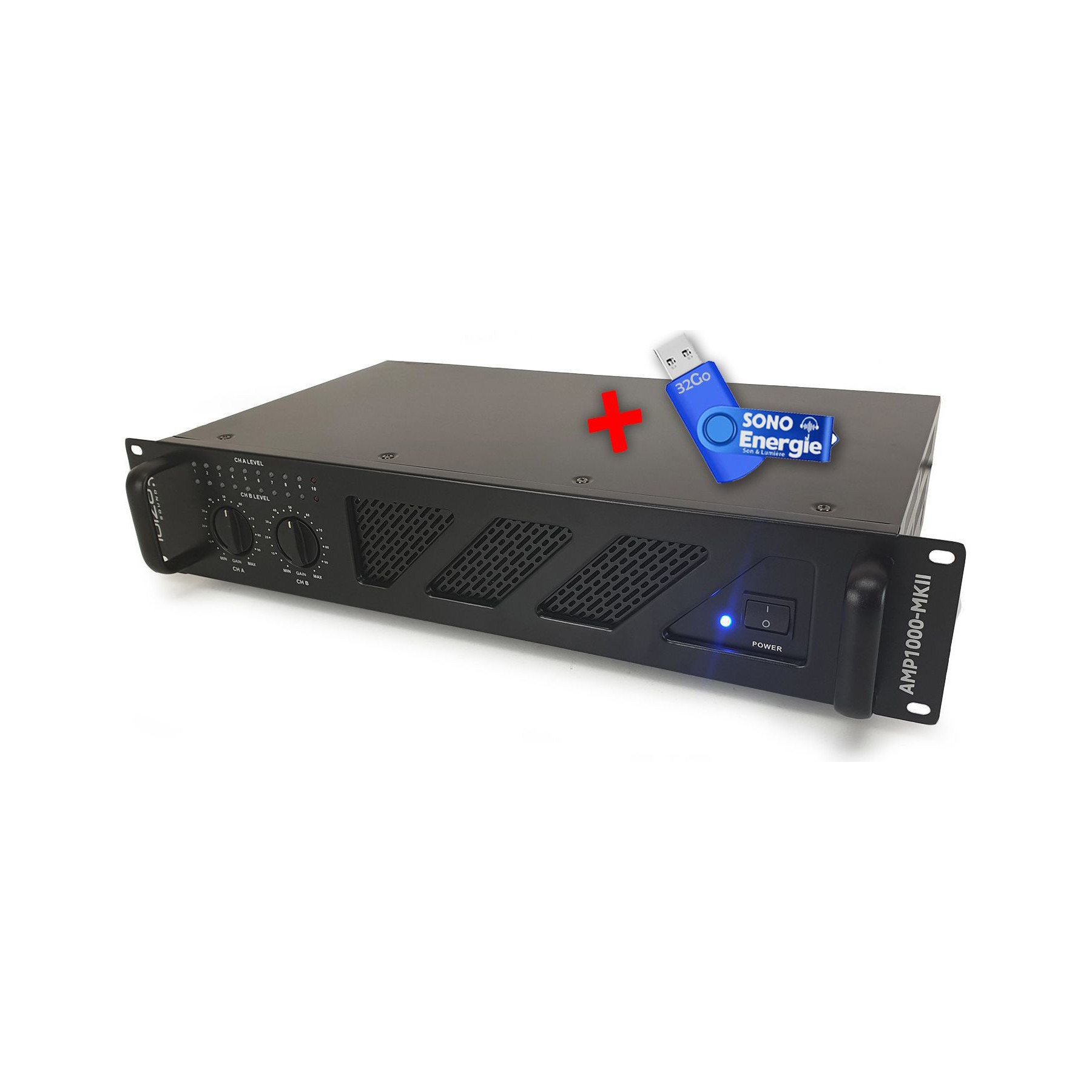 Pack sono IBIZA AMP1000-MKII - IBIZA - Amplificateur de