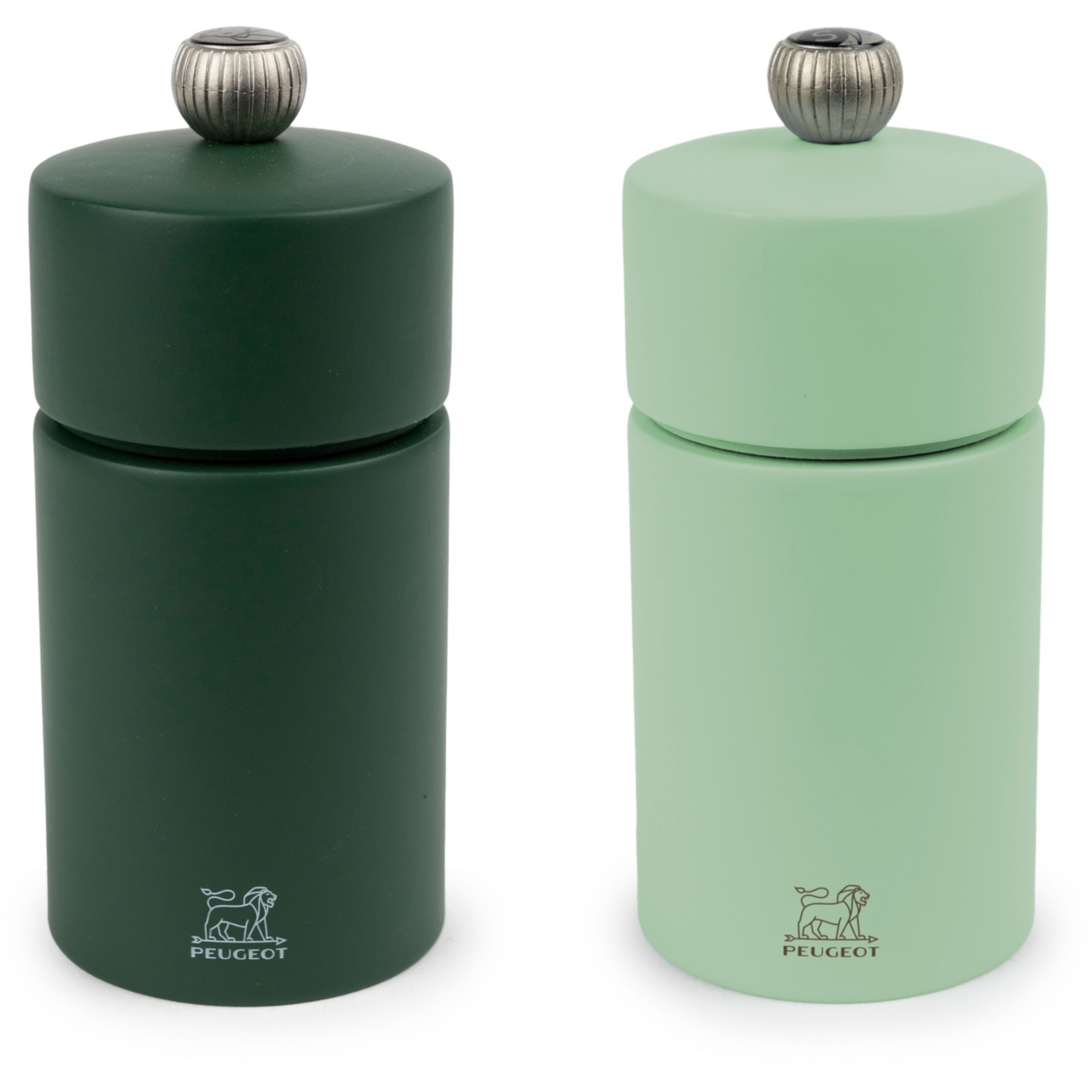 Duo moulins à poivre et sel PEUGEOT Duo Cosy vert mousse - menthe 12cm