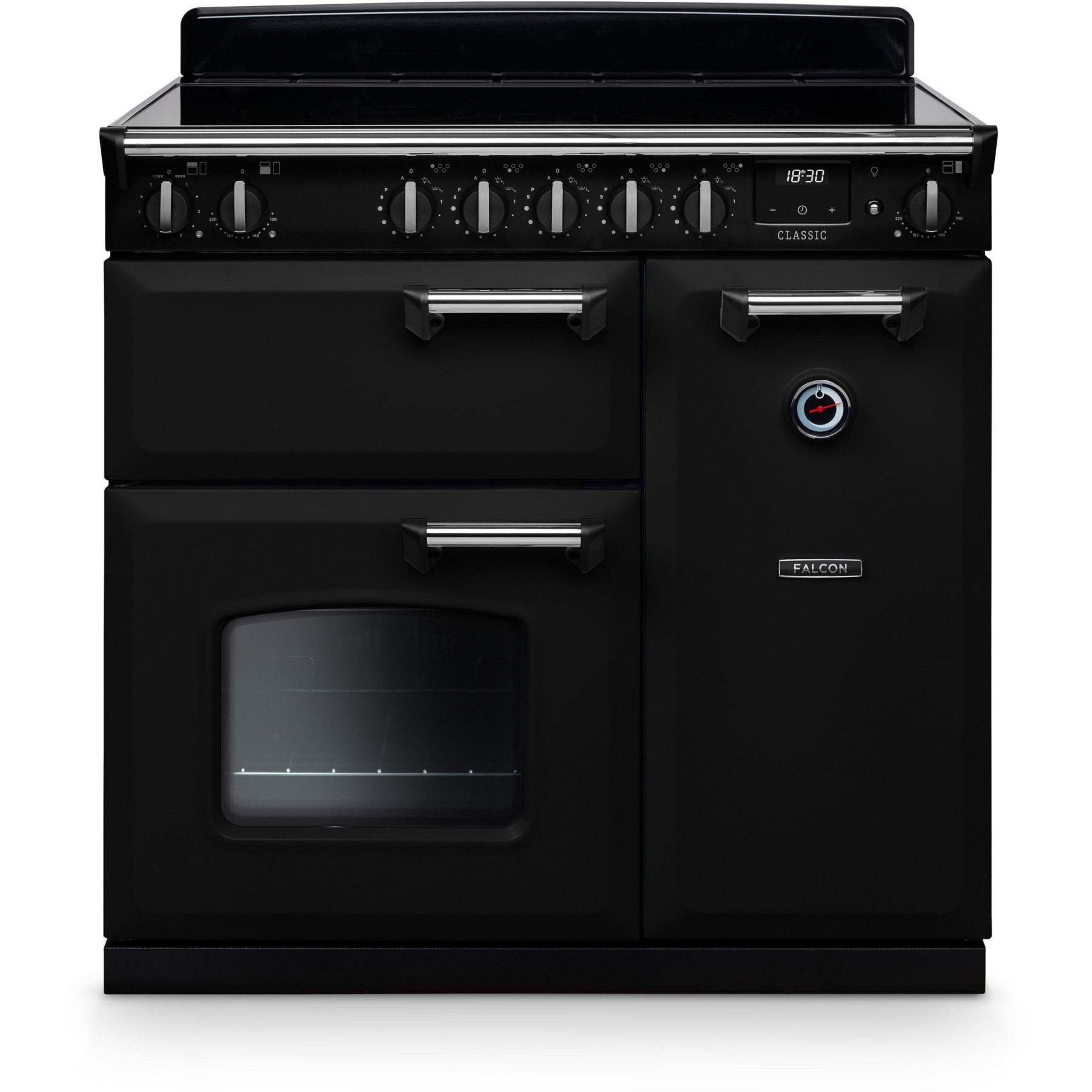 Piano de cuisson induction FALCON NGC TAB IND 90 CM NOIR CHROME