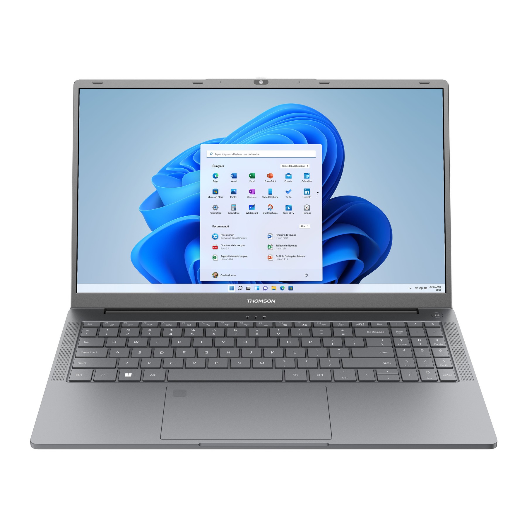 Ordinateur portable THOMSON NX15R716TU512 15,6" AMD Ryzen 7 7735HS 16 Go RAM DDR5 SSD 512 Go