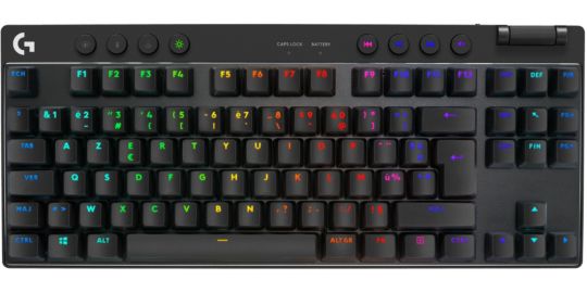 Clavier gamer sans fil LOGITECH Pro X LIGHTSPEED TKL Tactile Noir