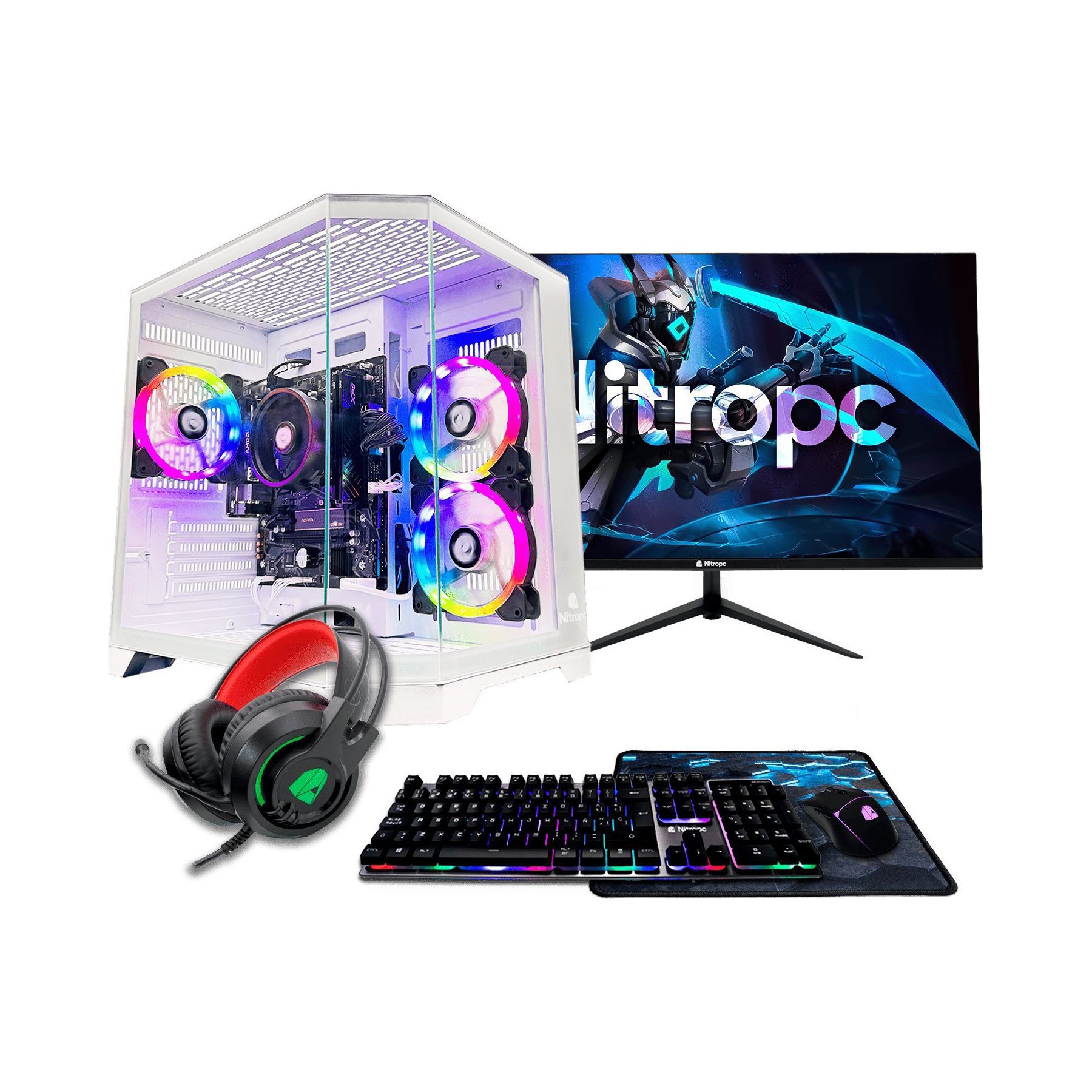 PC Gamer NITROPC P.Avancé R5 3400G Vega11 16Go 1To W11P