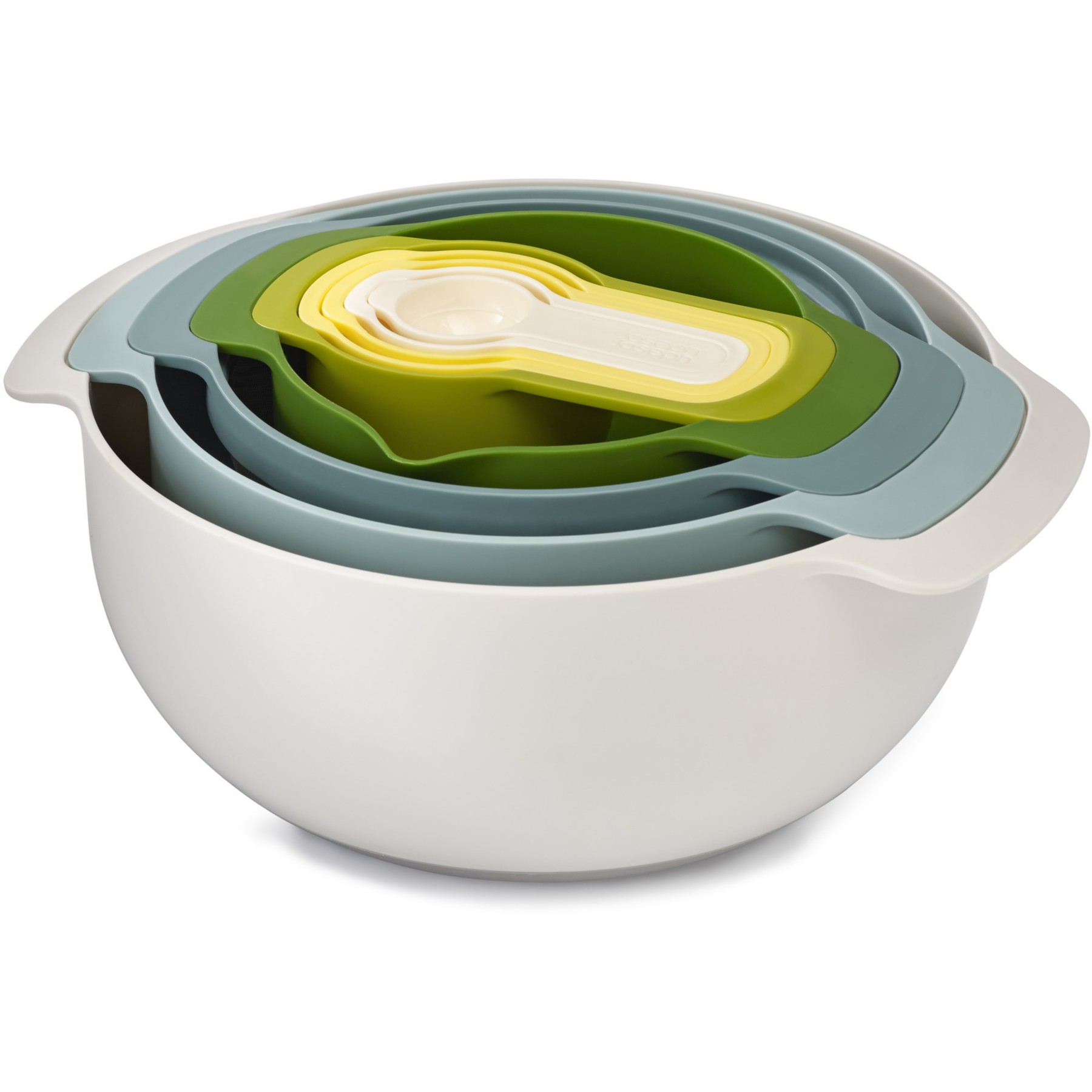 Bol JOSEPH JOSEPH Nest 9 Plus Set de 9 bols/passoires Opal