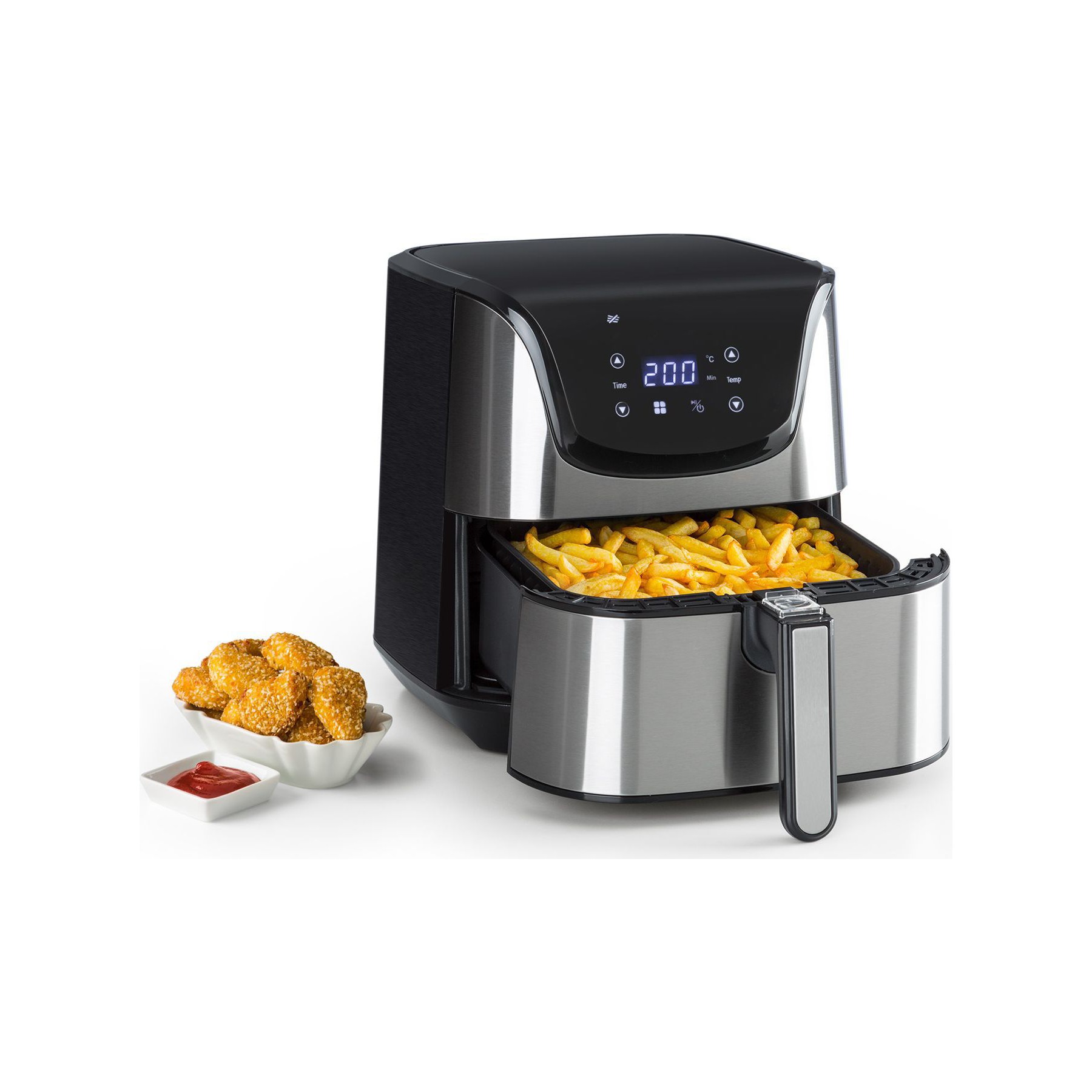 Friteuse sans huile KLARSTEIN Aero Vital deluxe 1700W Argent