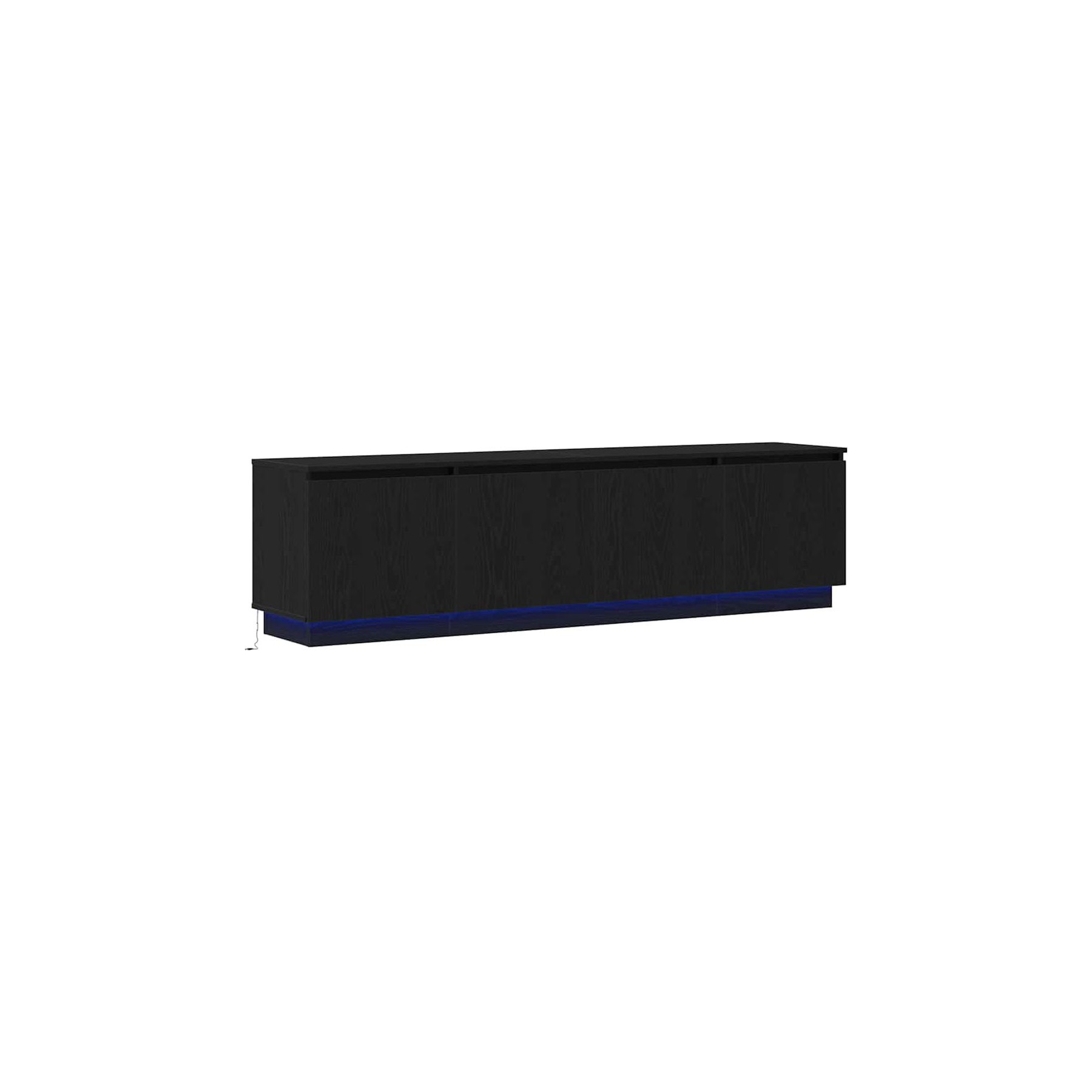 Meuble TV HELLOSHOP26 Meuble TV moderne avec LED rangement 180