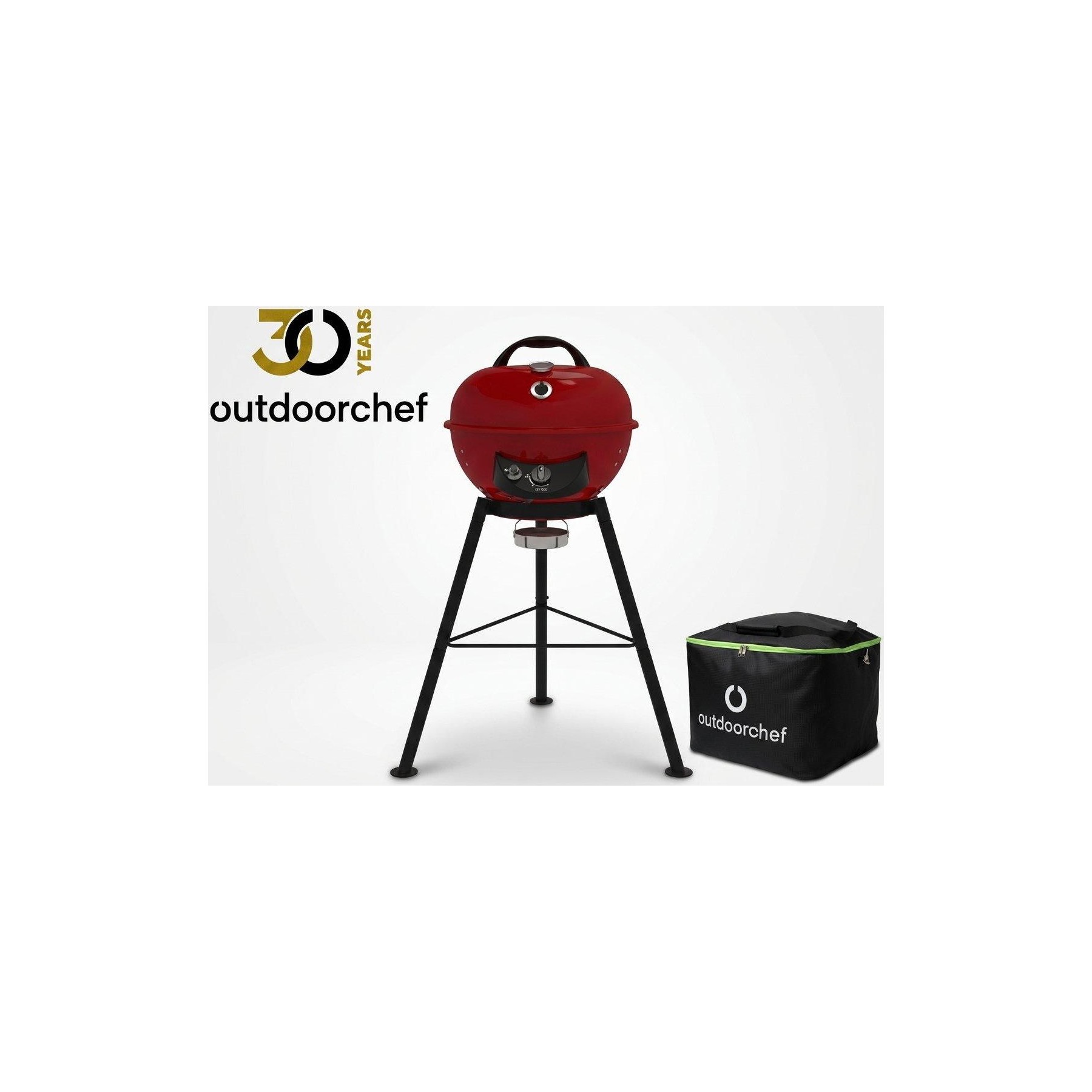 Barbecue gaz OUTDOORCHEF City 420 Rouge 30 mbar
