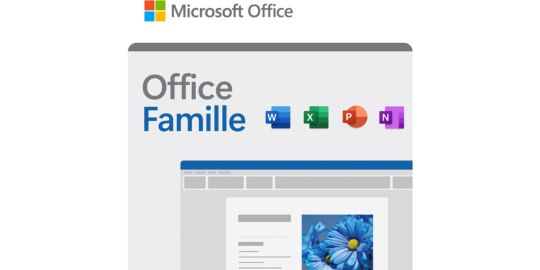Logiciel de bureautique MICROSOFT Office Famille 2024