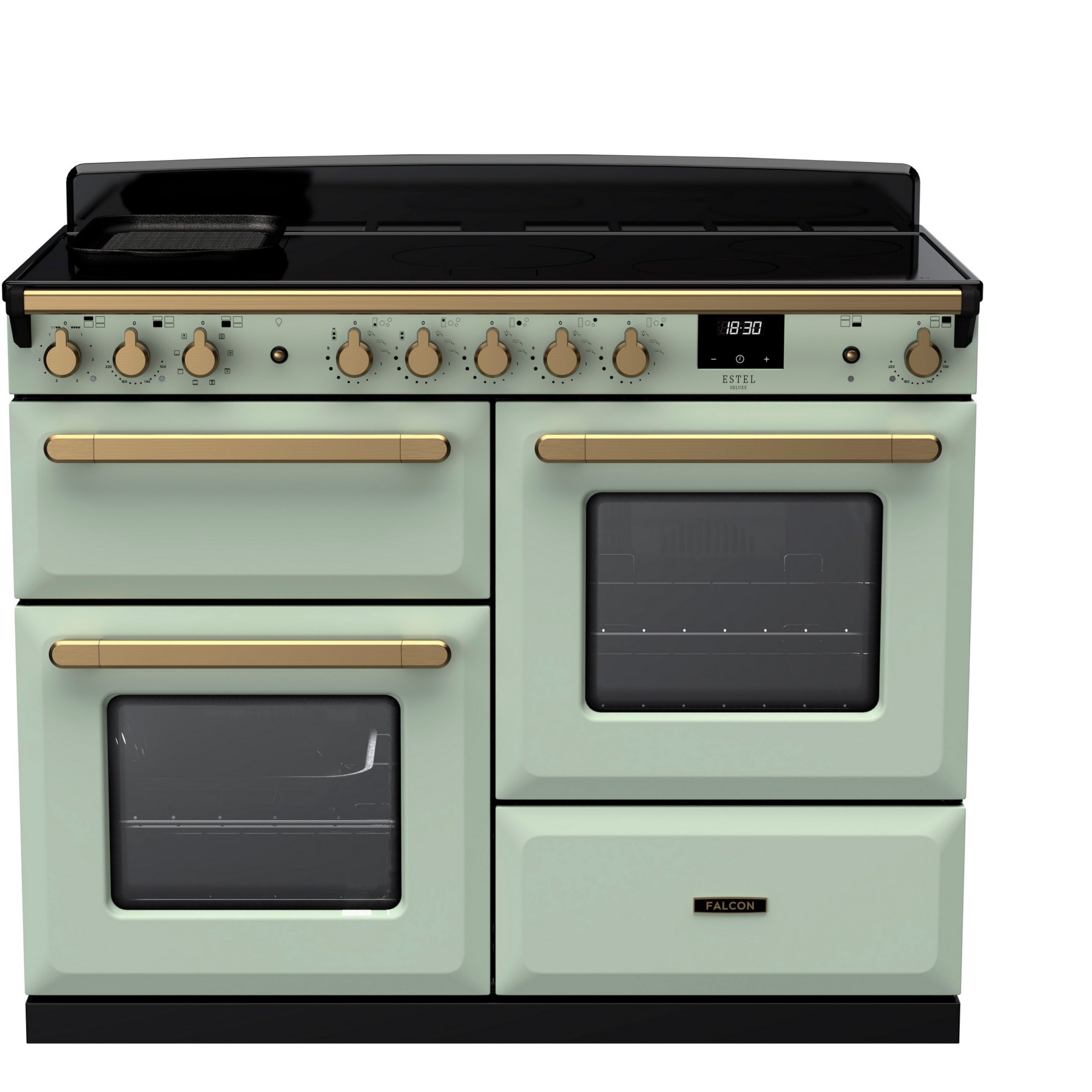 Piano de cuisson induction FALCON ESTEL DELUXE OCTAB IND 110 CM VERT PAST