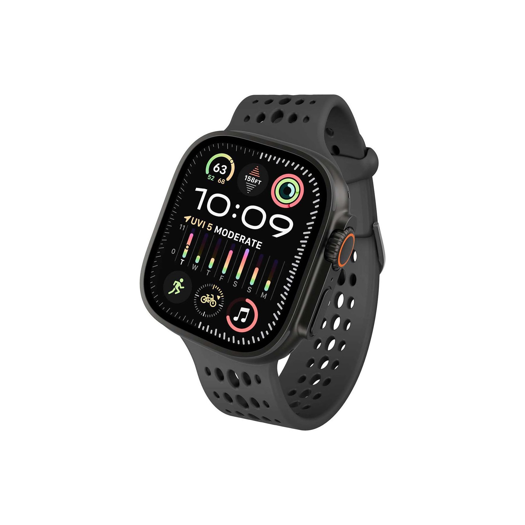 Bracelet DECODED pour Apple Watch 44 à 49mm en Silicone