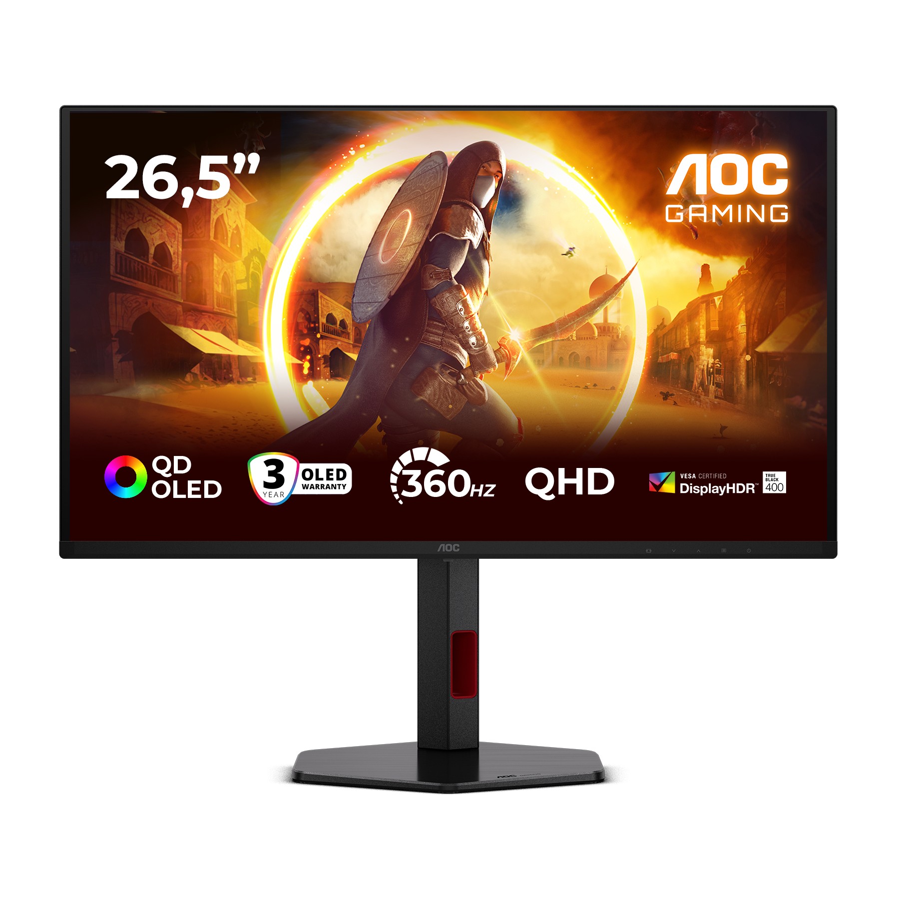 Ecran PC Gamer AOC Q27G4SDR 27 QD OLED