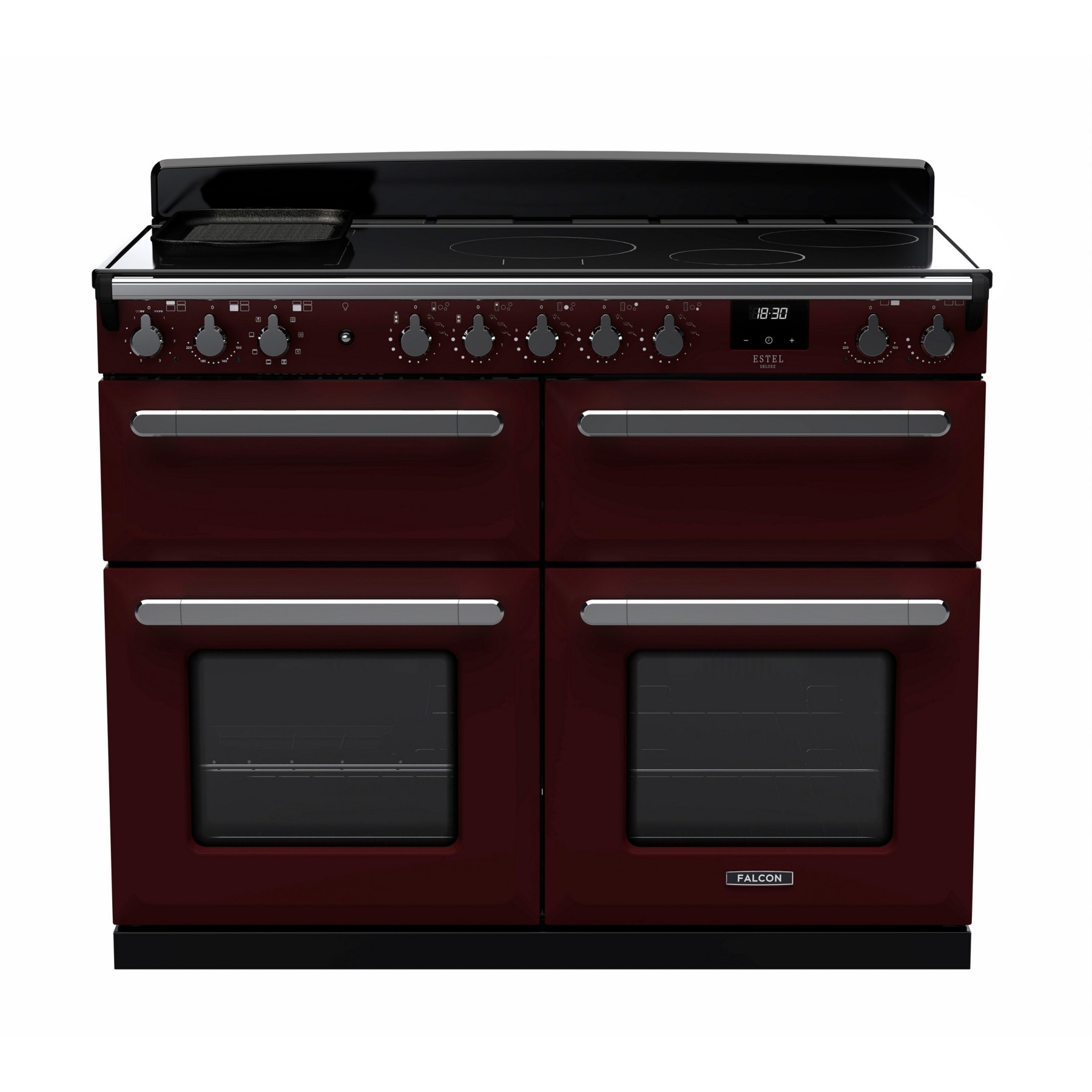 Piano de cuisson induction FALCON ESTEL DELUXE BCTAB IND 110 CM BORDEAUX C