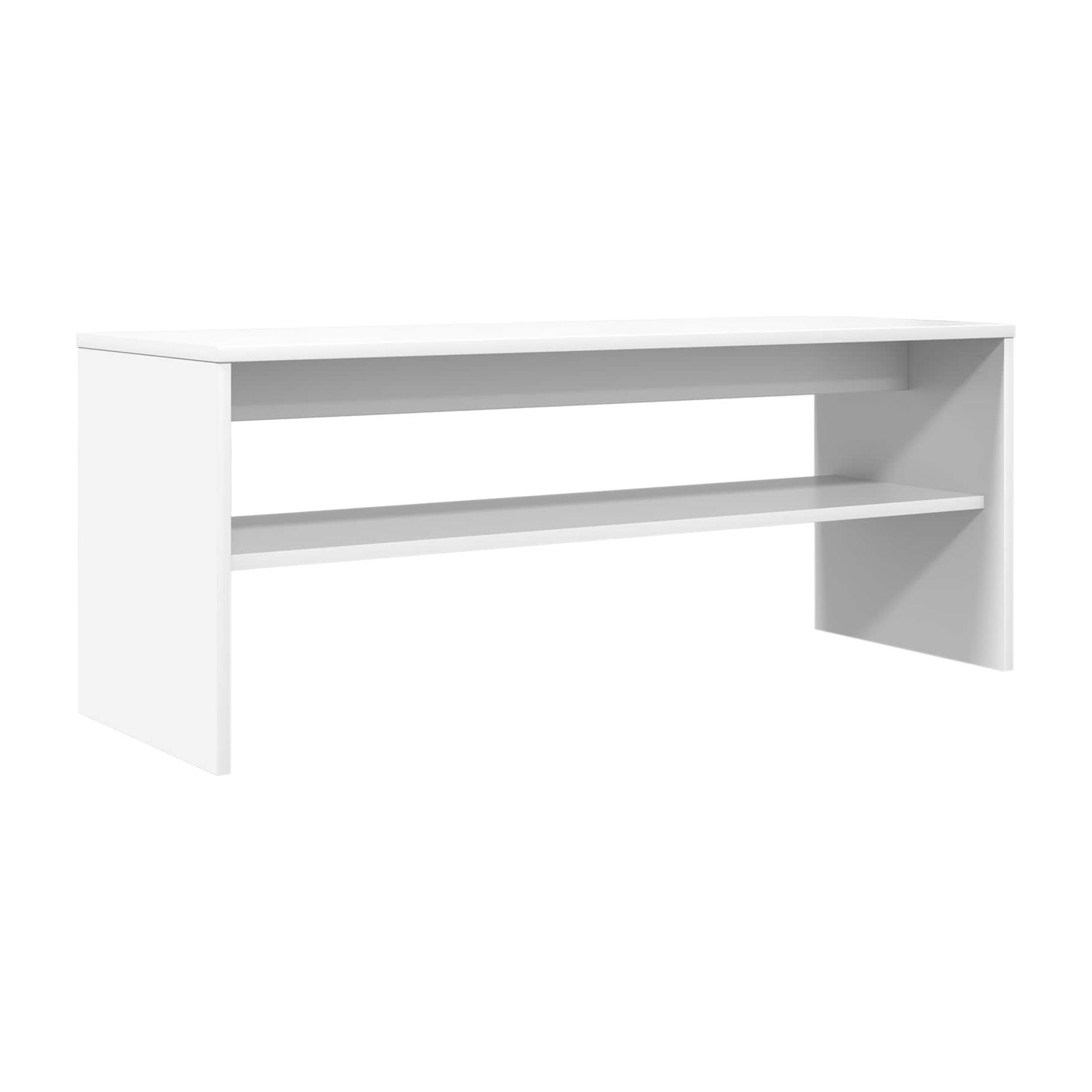 Meuble TV HELLOSHOP26 Meuble TV moderne rectangulaire 100 x 35