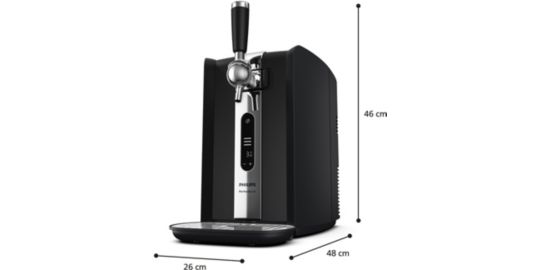 Tireuse à bière PHILIPS HD3770/90 Perfect Draft Série 7000 affichage LED, Inox, 6L