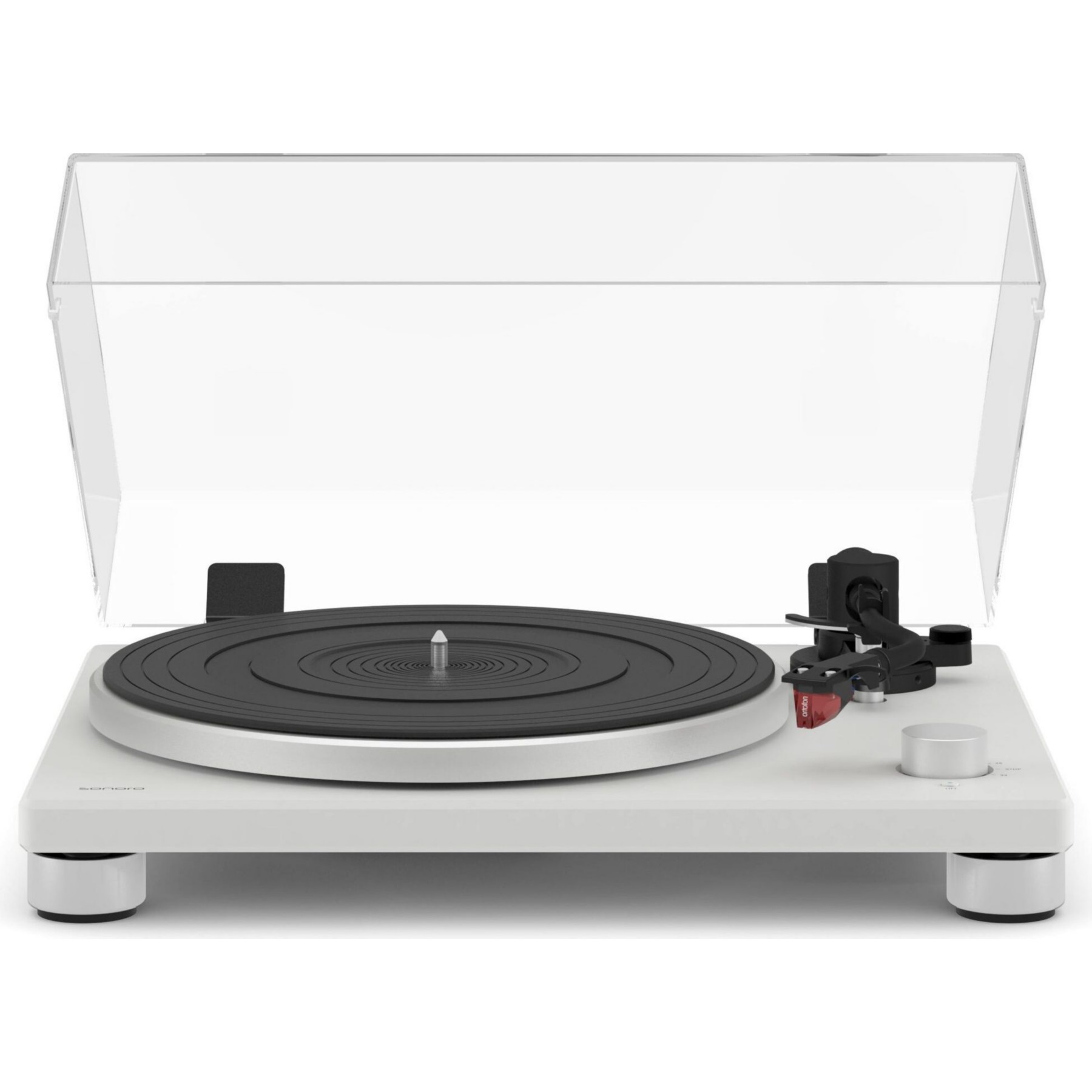 Platine vinyle SONORO PLATINUM Automatic EAS Blanc mat