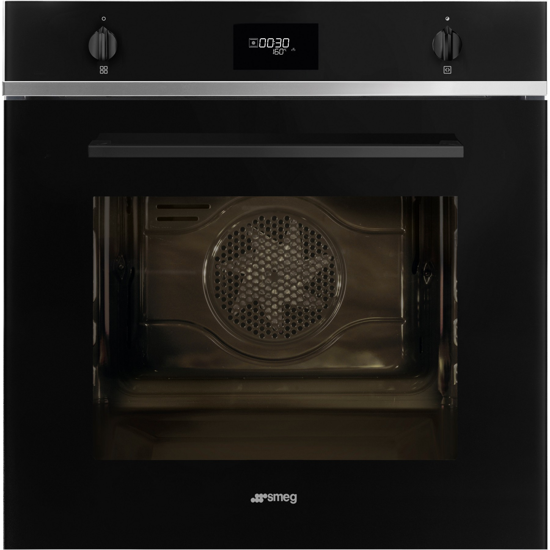Four encastrable SMEG SFP641PNO1 - Pyrolyse - Chaleur tournante - Porte froide - Rails télescopiques