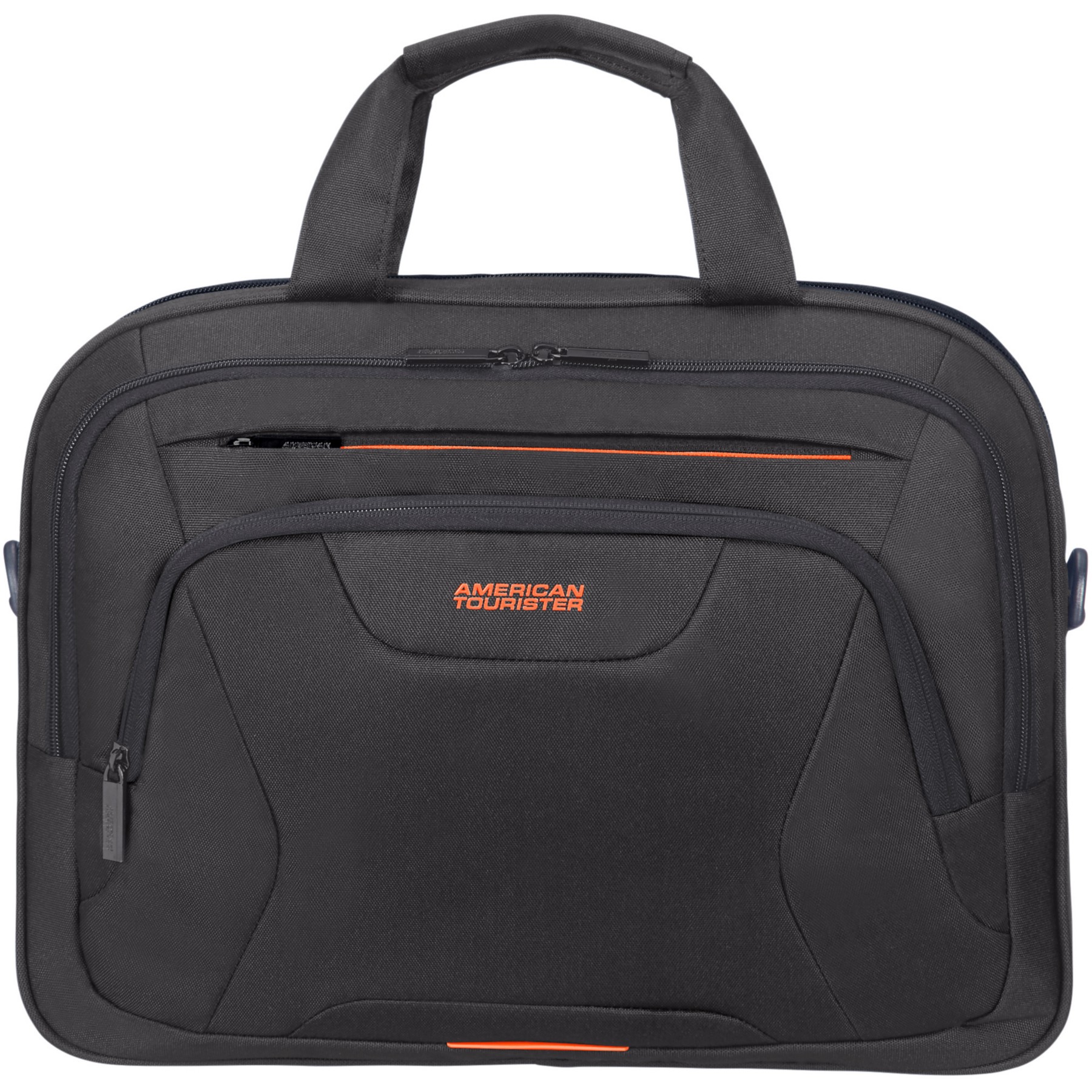 Sacoche AMERICAN TOURISTER ordinateur 15.6'' noir/orange