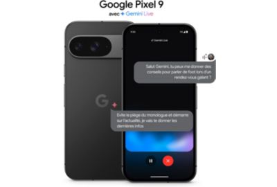 Smartphone GOOGLE Pixel 9 Noir Volcanique 256Go