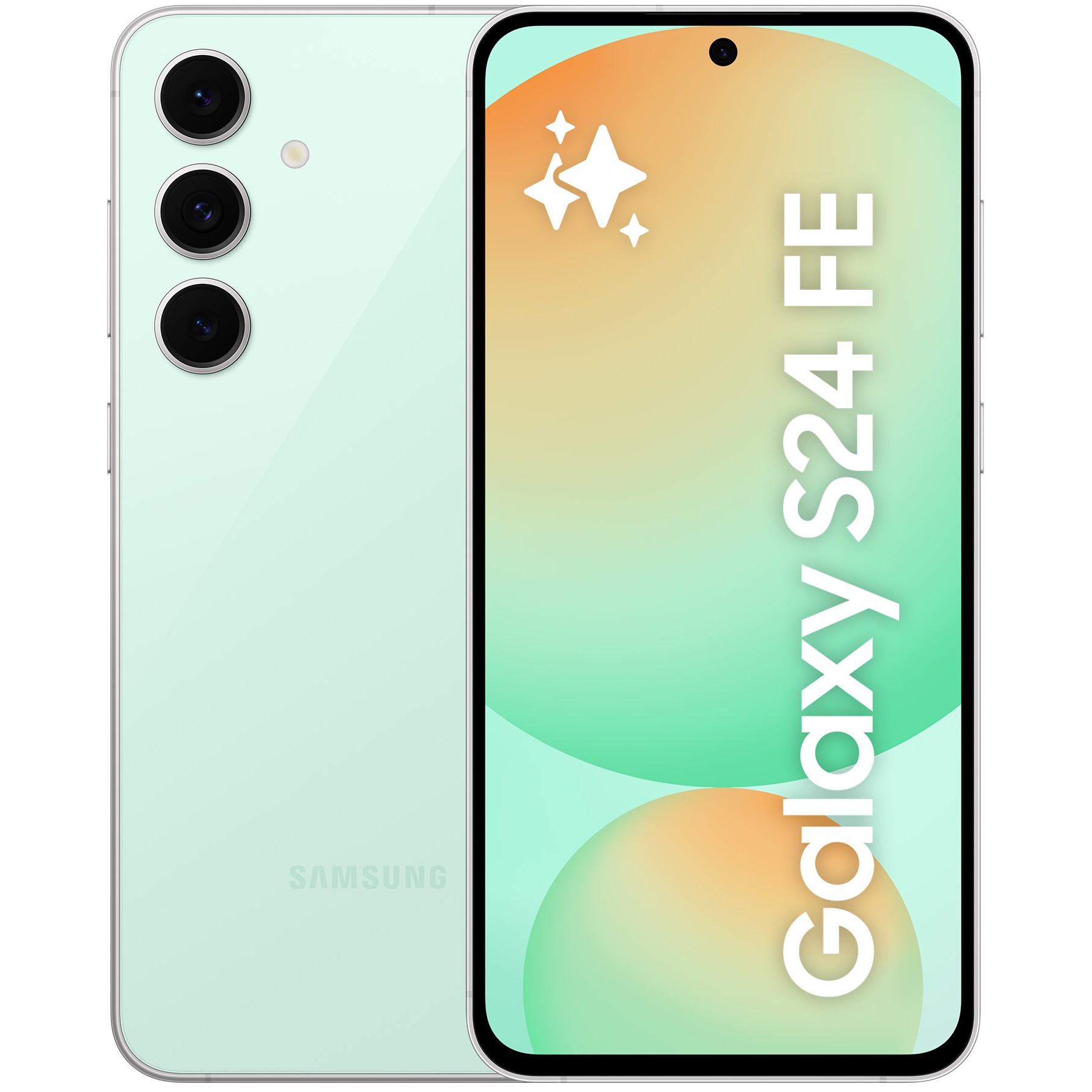 Smartphone SAMSUNG Galaxy S24FE 5G Vert d'eau128Go Reconditionné