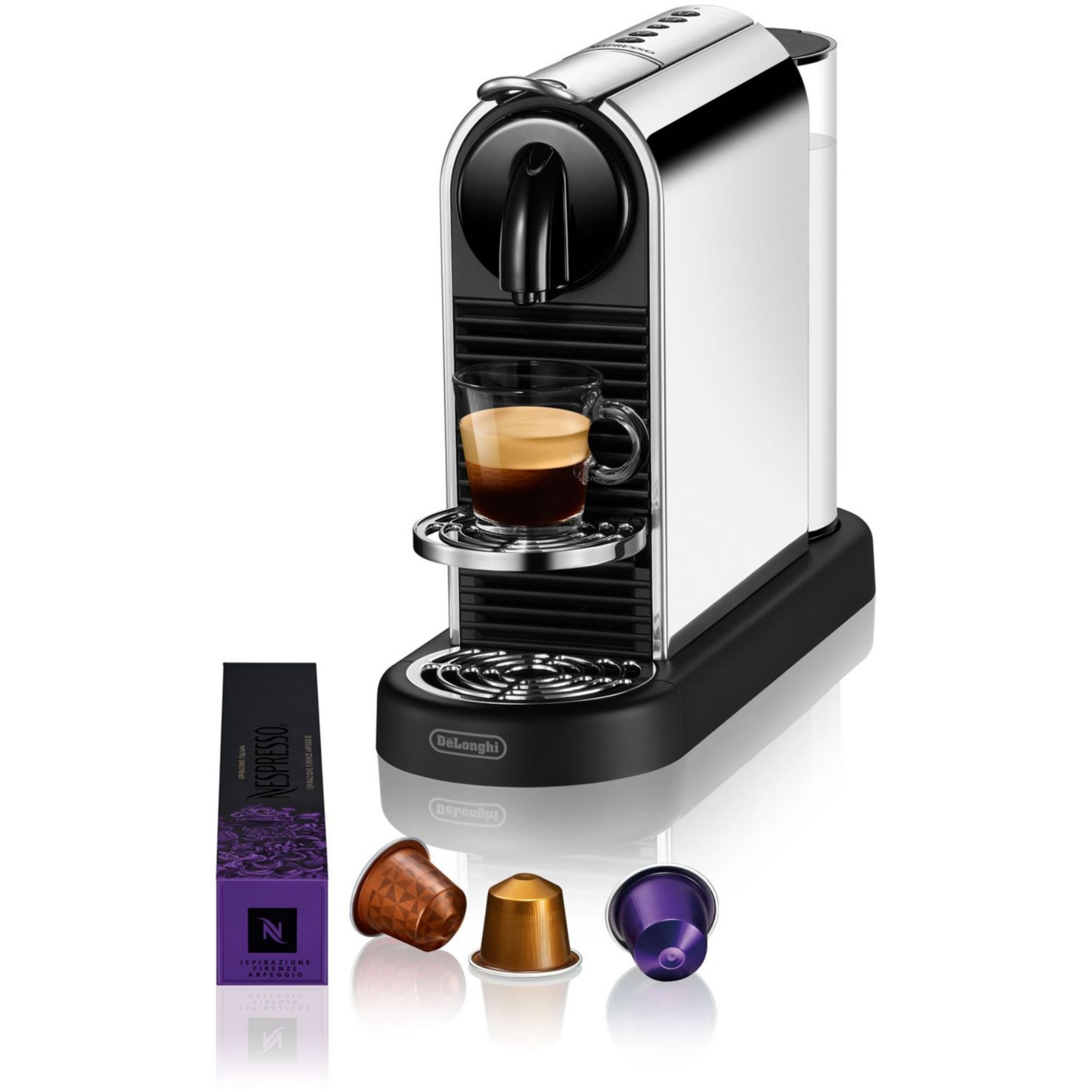 Nespresso DELONGHI NESPRESSO Citiz platinium chrome  EN220.M