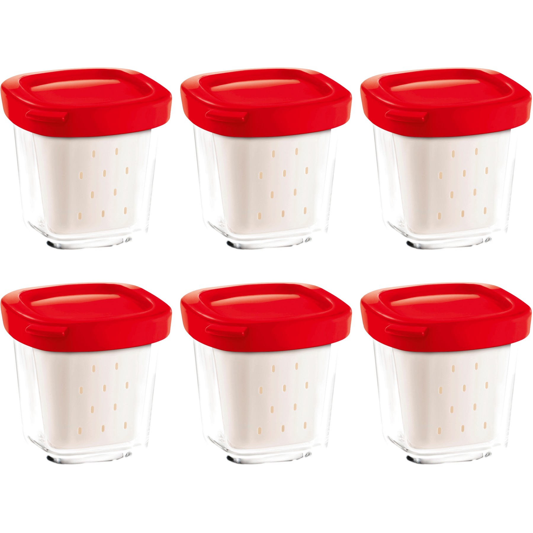 Pot SEB XF100501 6 POTS YAOURT POUR DELICES/MULT