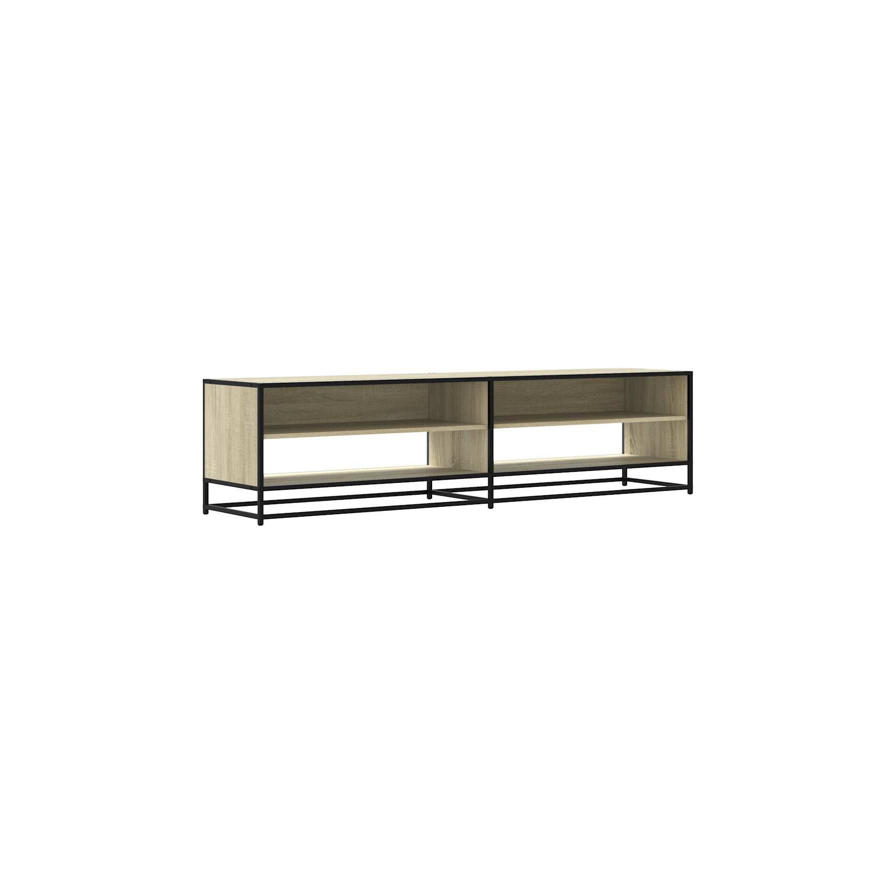 Meuble TV HELLOSHOP26 Meuble TV style industriel avec grand es