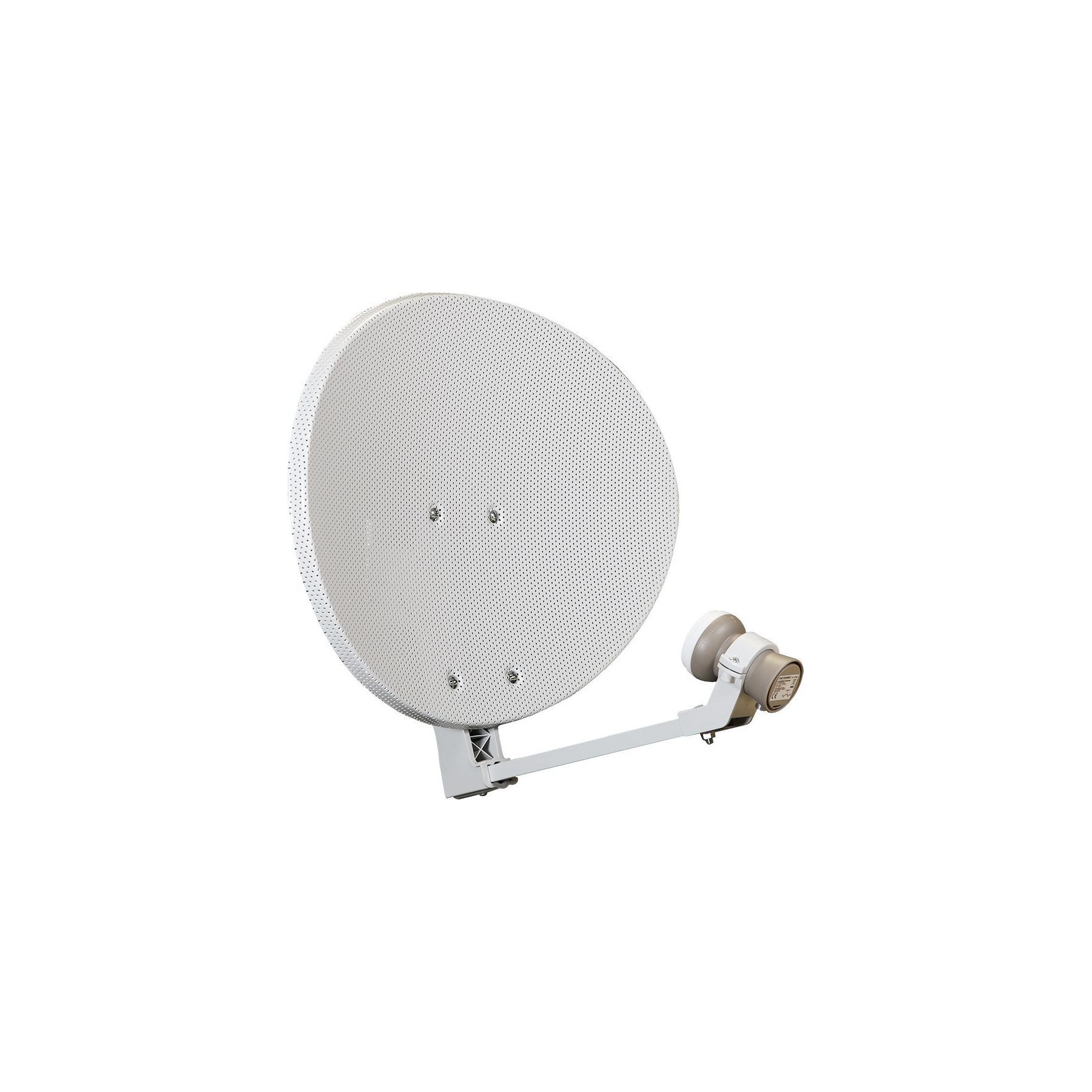 Antenne extérieure METRONIC Parabole acier elliptique + LNB