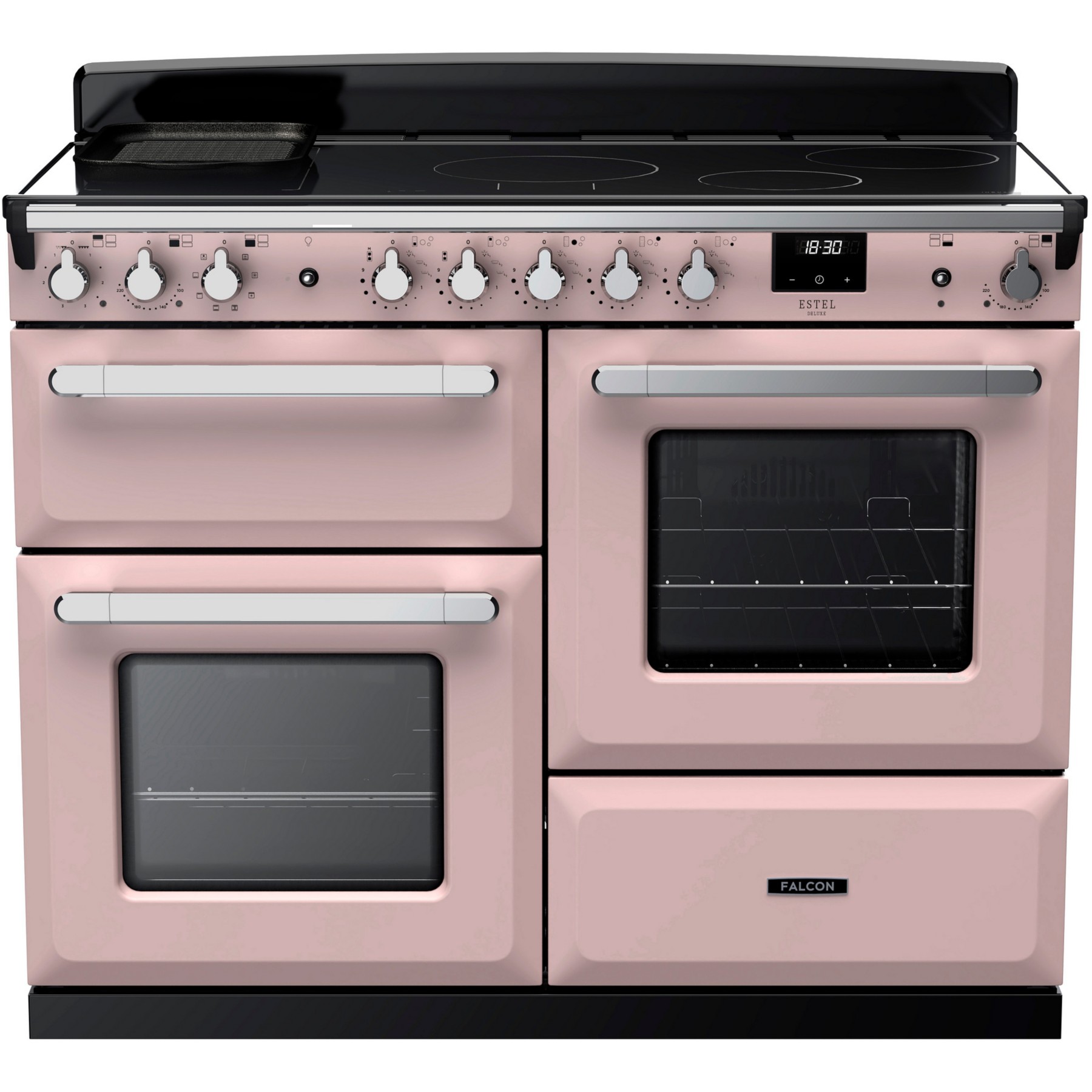 Piano de cuisson induction FALCON ESTEL DELUXE OCTAB IND 110 CM ROSE PASTE