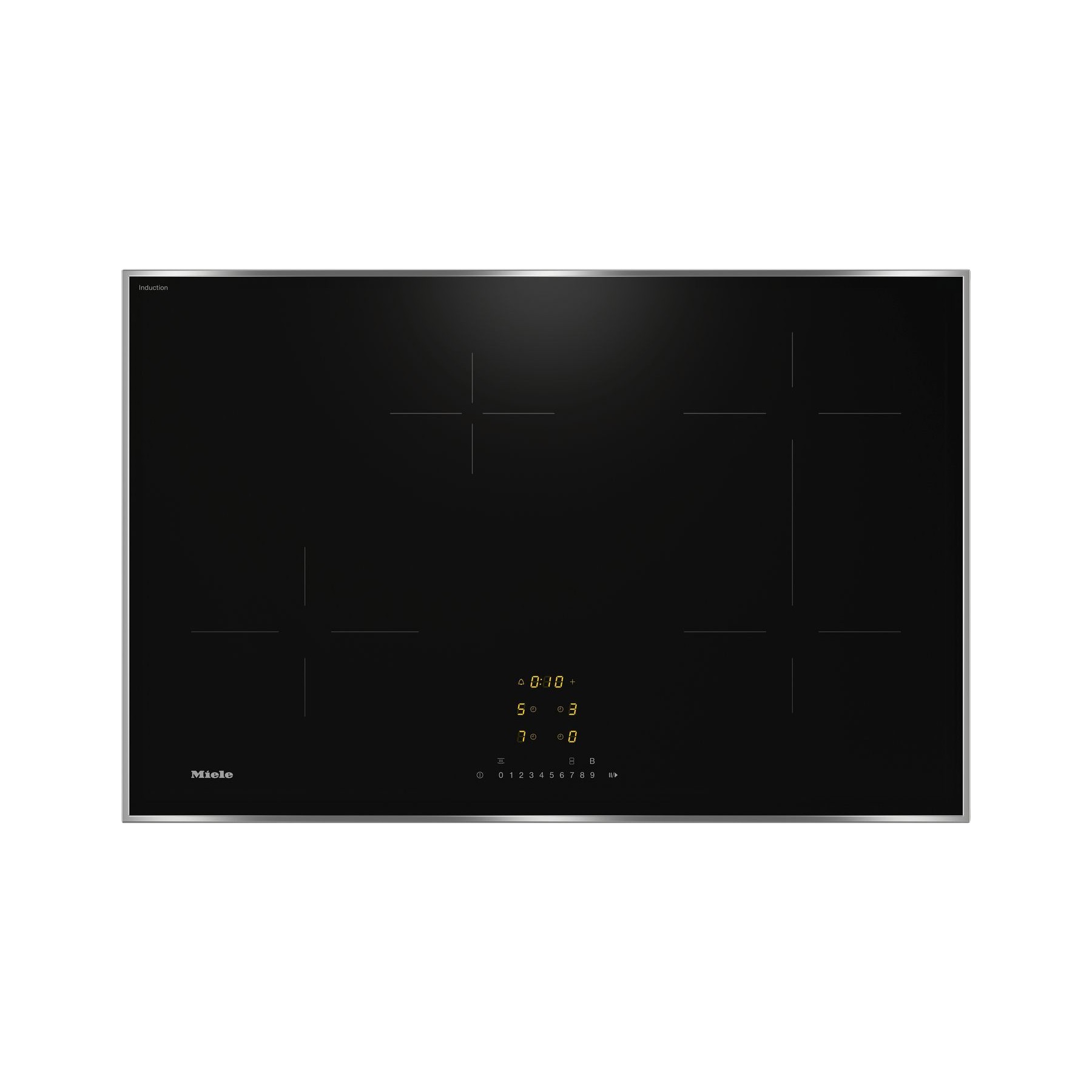 Plaque induction MIELE KM 7373 FR Cadre Inox