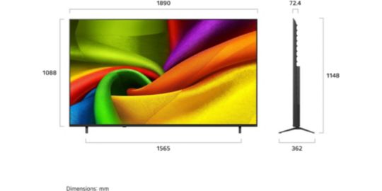TV LED LG 85NU850B6 2026 (215cm)
