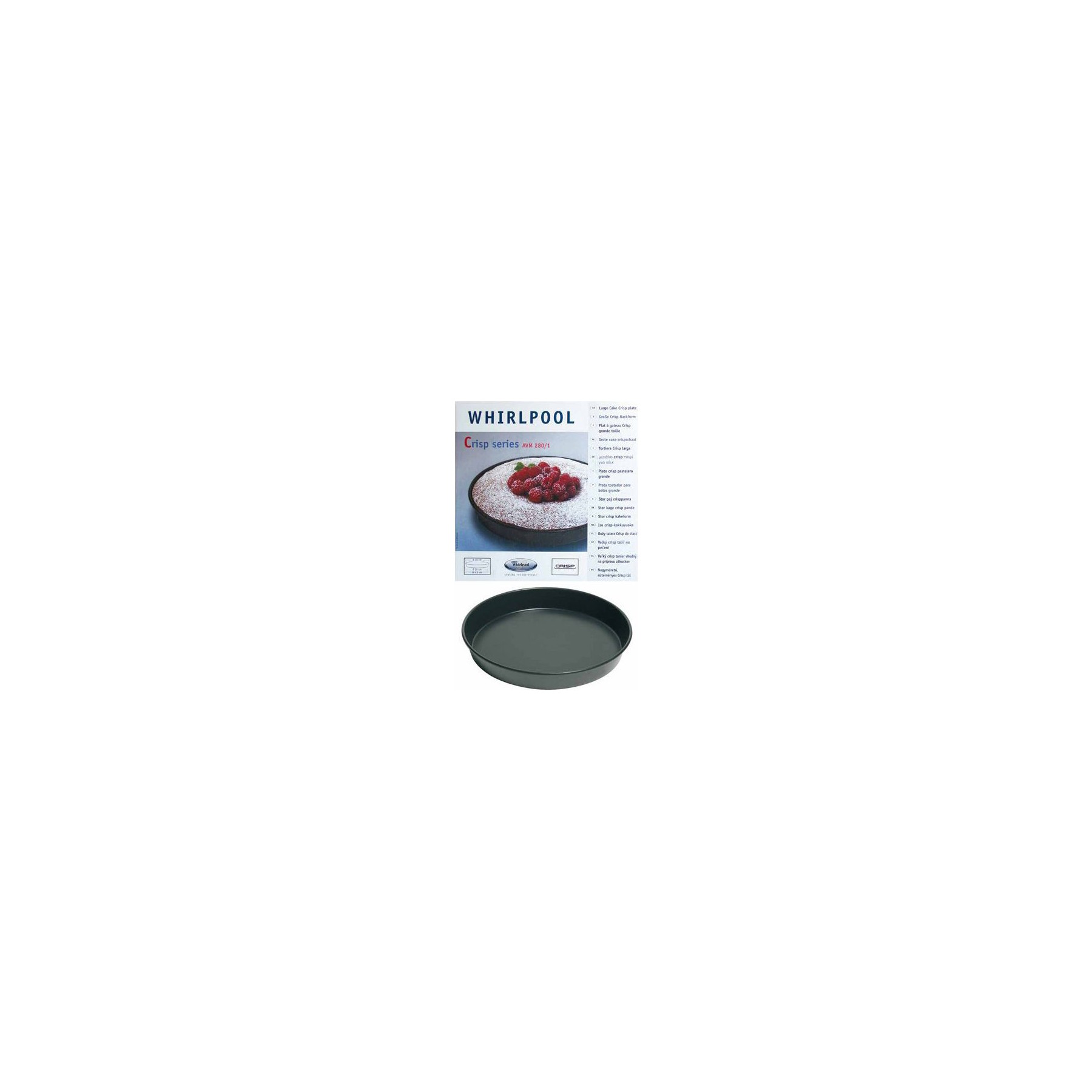 Moule WHIRLPOOL MOULE A GATEAU Diam.28  h.4,5  MICRO-OND