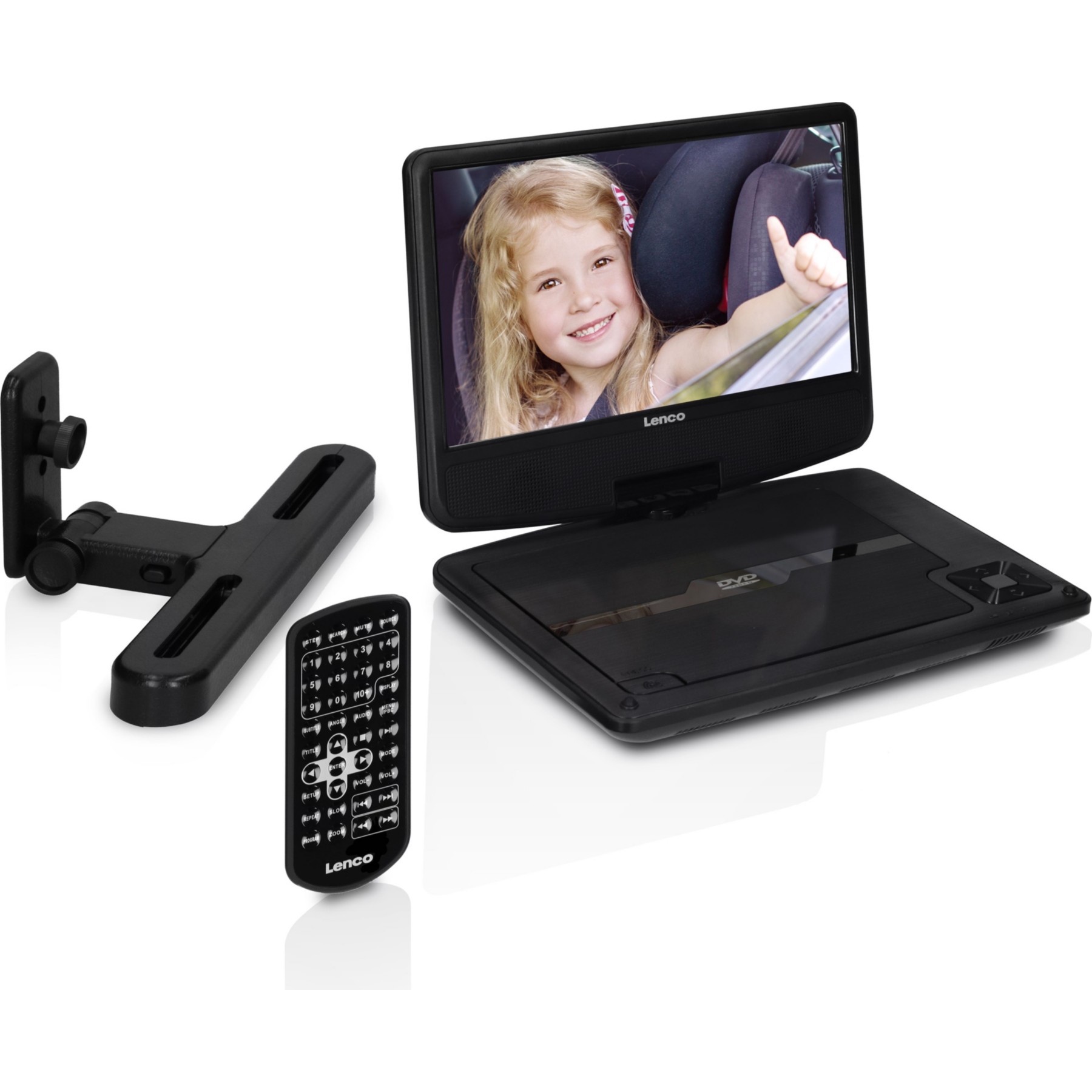 Lecteur DVD portable LENCO DVP-901BK