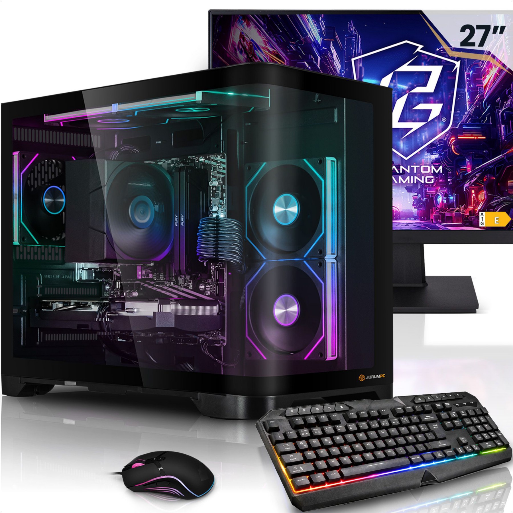 PC Gamer AURUMPC 27"9600X+RTX5060 8G+16Go RAM+Win11
