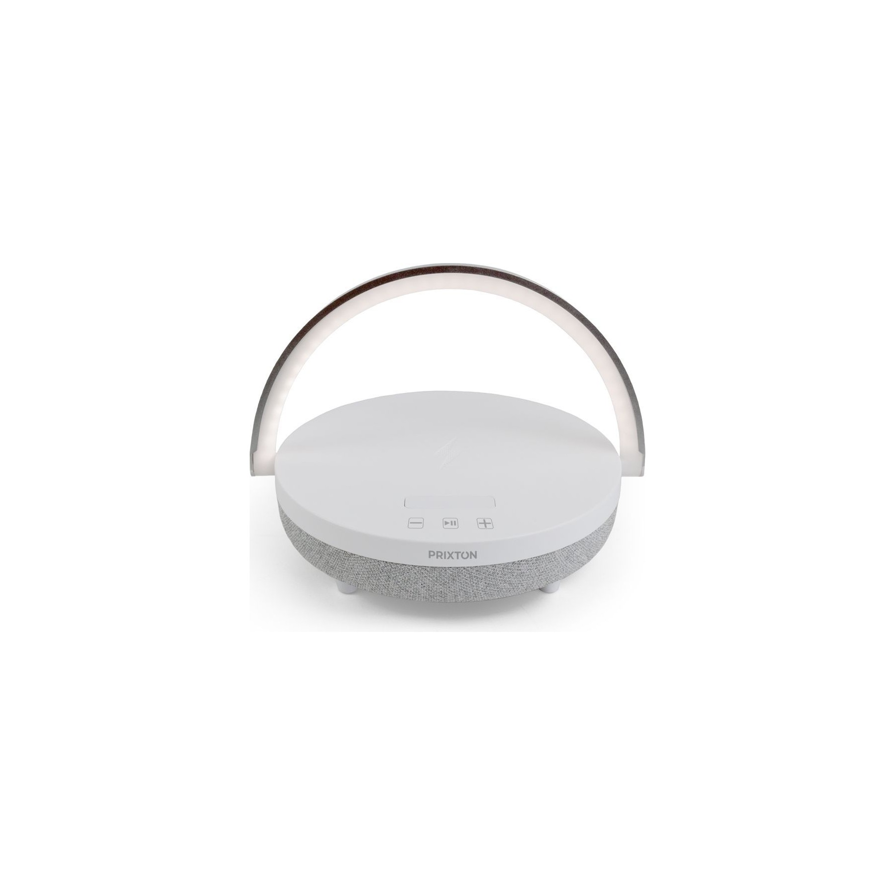 Enceinte Bluetooth PRIXTON Lampe LED Multifonction Bluetooth Blanc