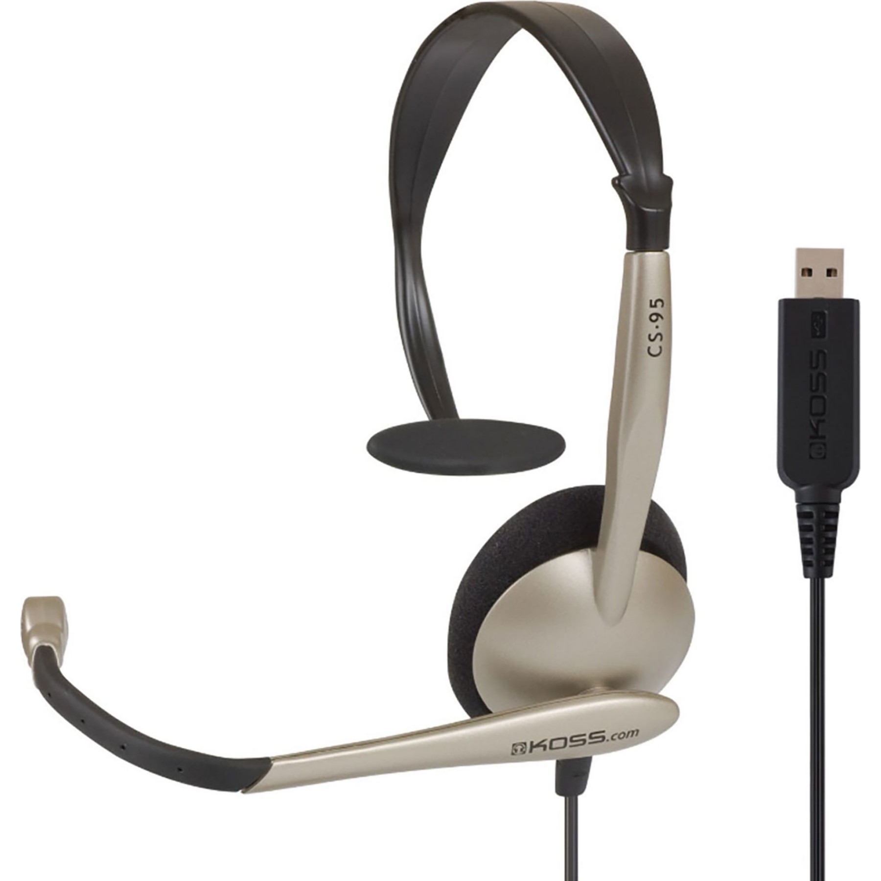 Ecouteurs KOSS CS95 USB Casque d'Écoute Filaire USB