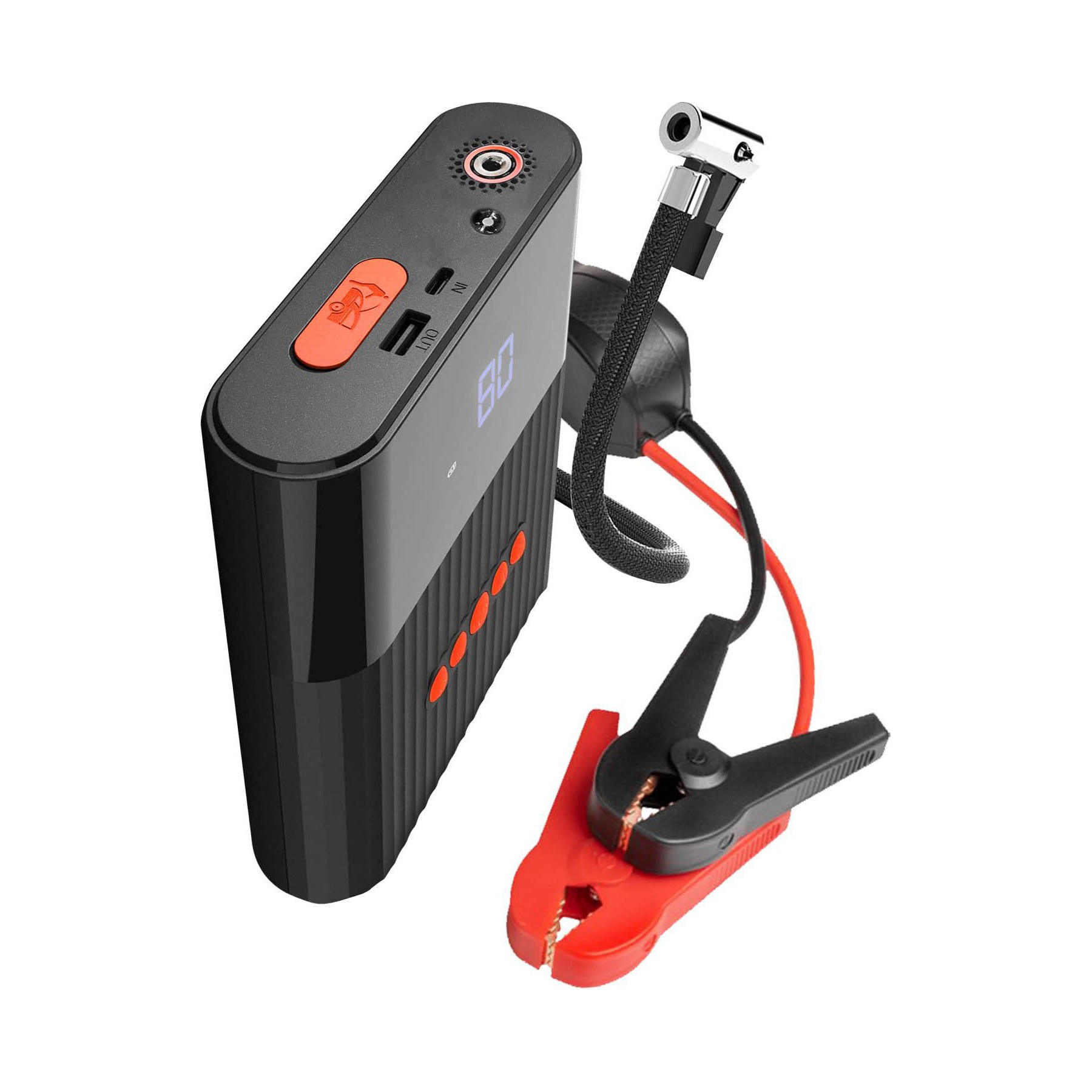 Batterie externe 4 SMARTS 8800mAh Compresseur 8,2 bar + Booster