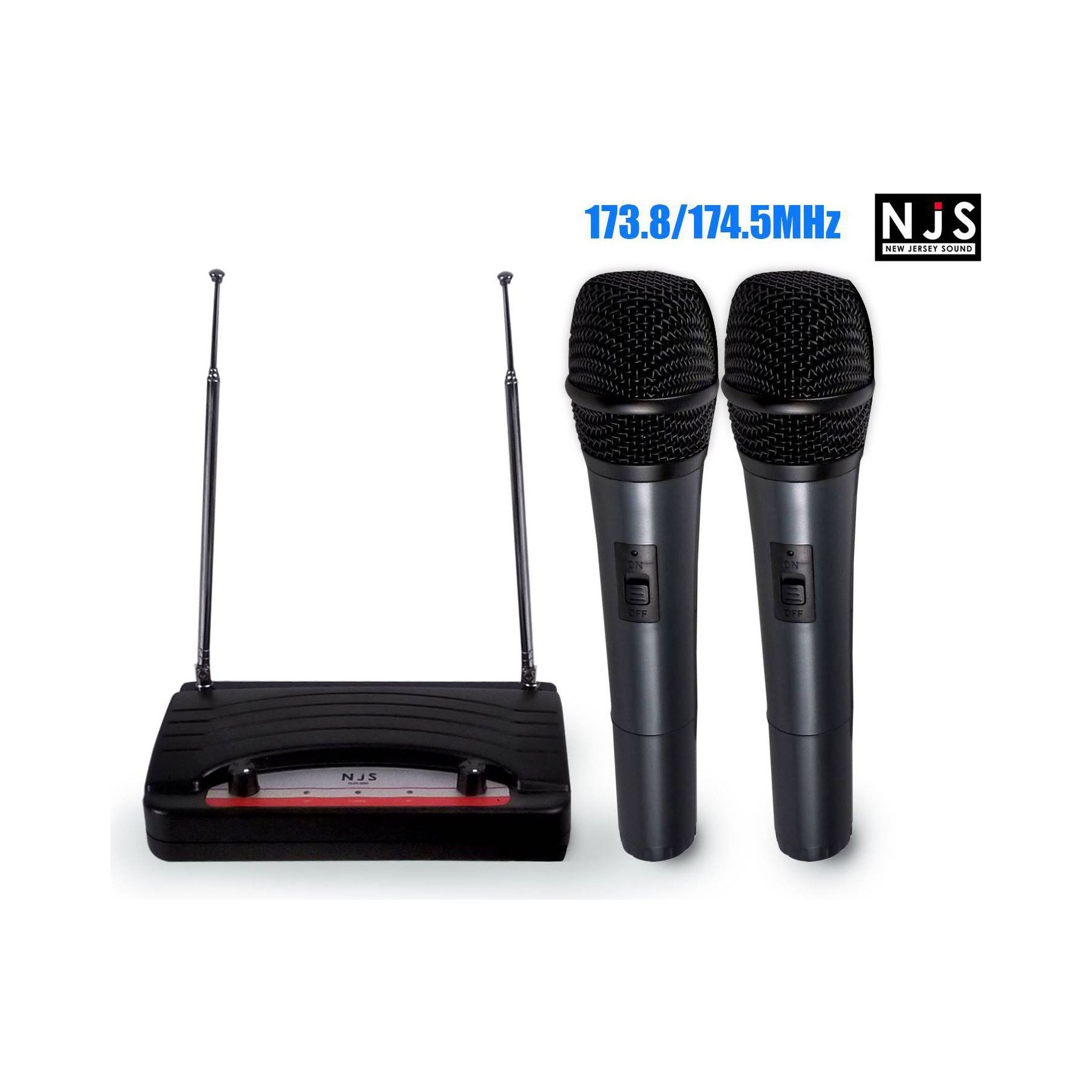 Micro NEW JERSEY SOUND 2 micros main sans fils avec émetteur/ré