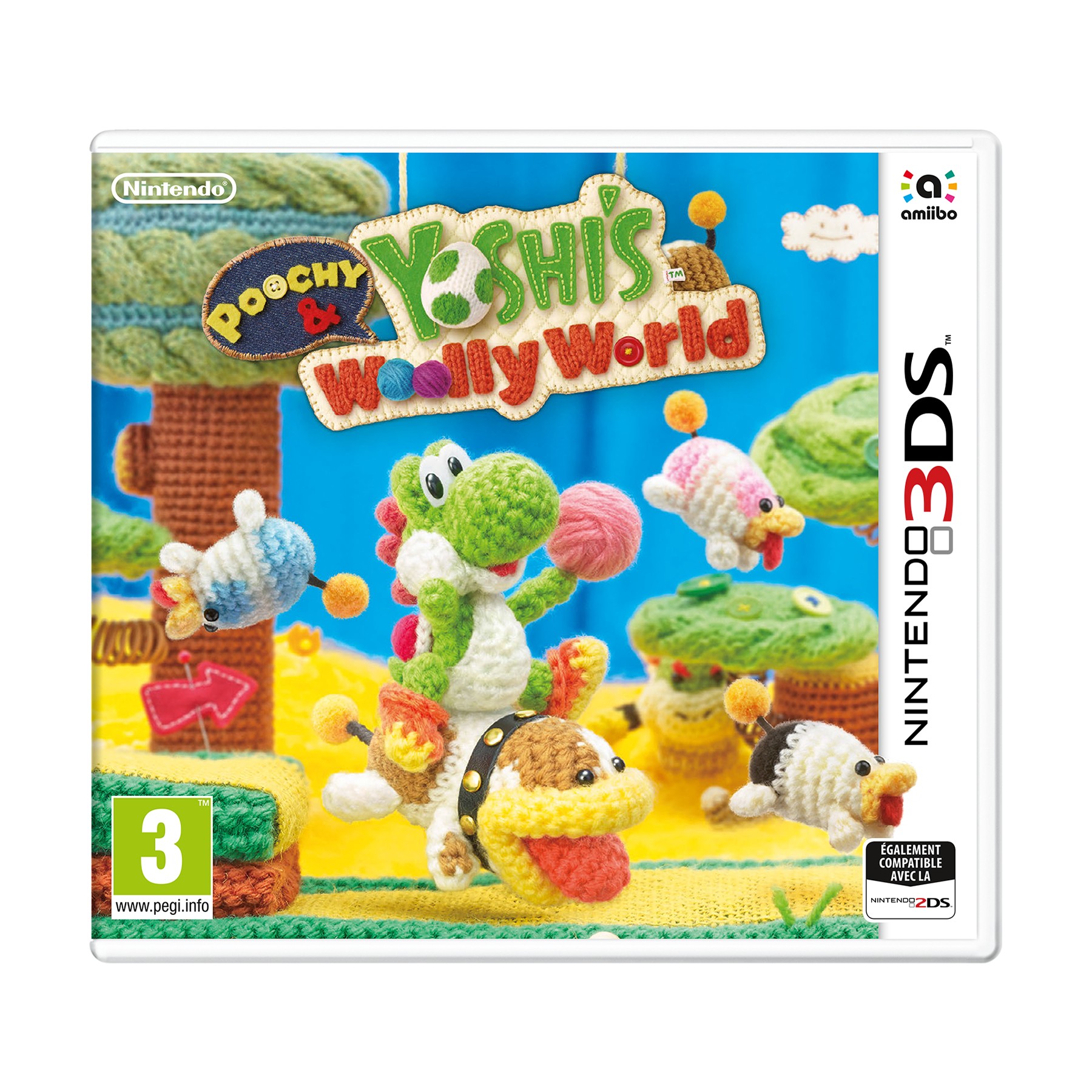 Jeu 3DS NINTENDO Poochy & Yoshi's Woolly World