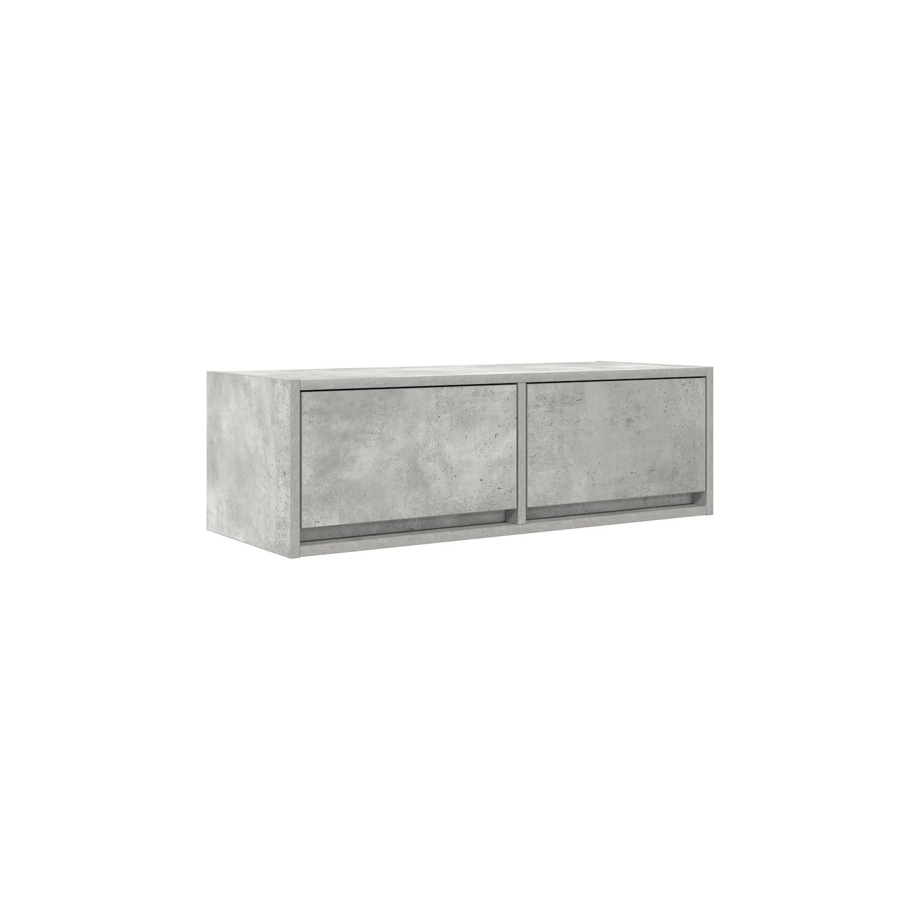Meuble TV HELLOSHOP26 Meuble TV mural moderne peu encombrant 8